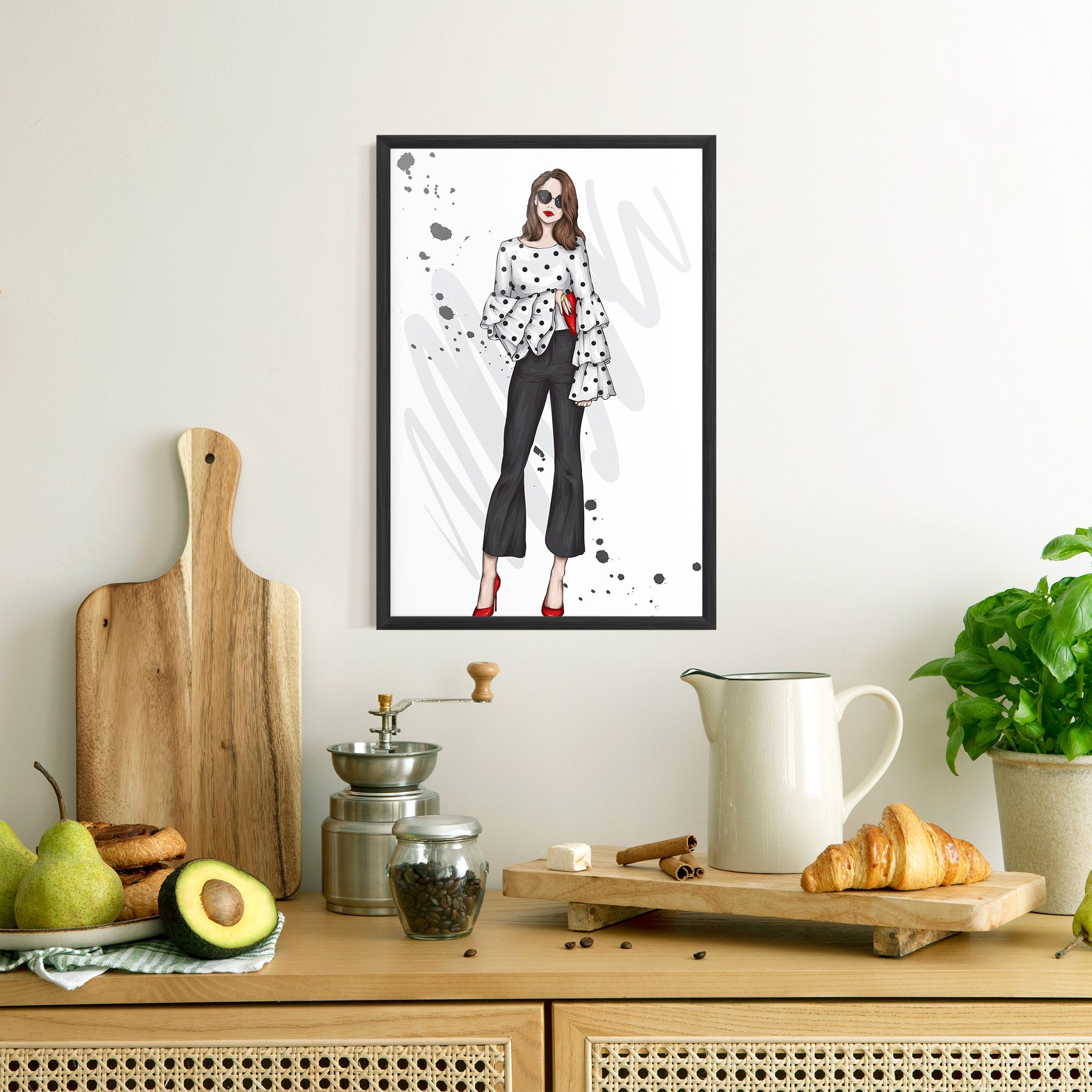 Pretty Woman In White mockup 8