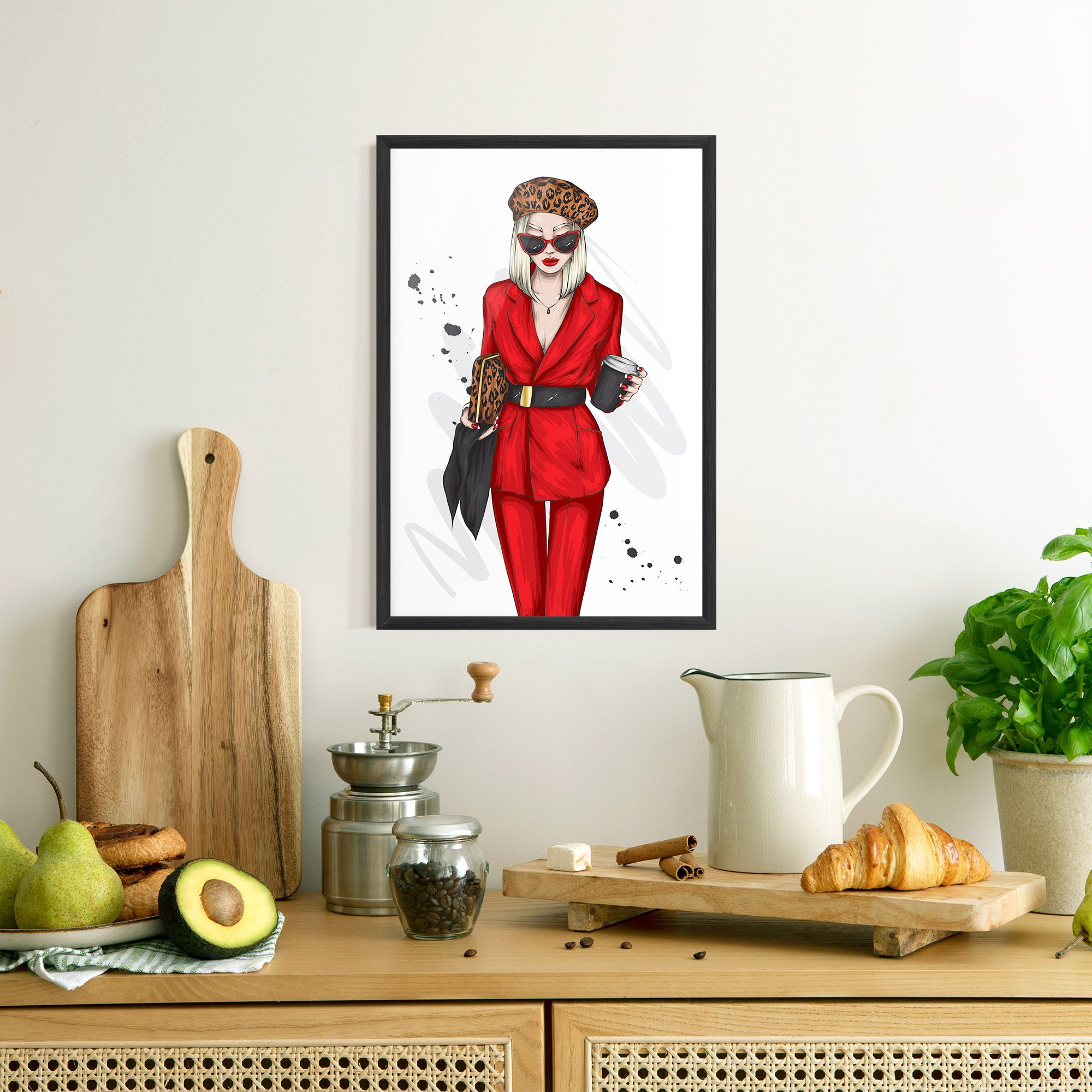 Red Suit Woman mockup 8