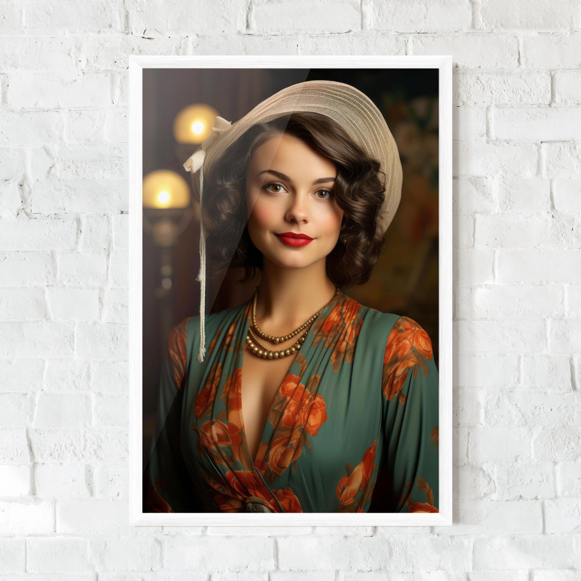 Green Orange Blouse mockup 0