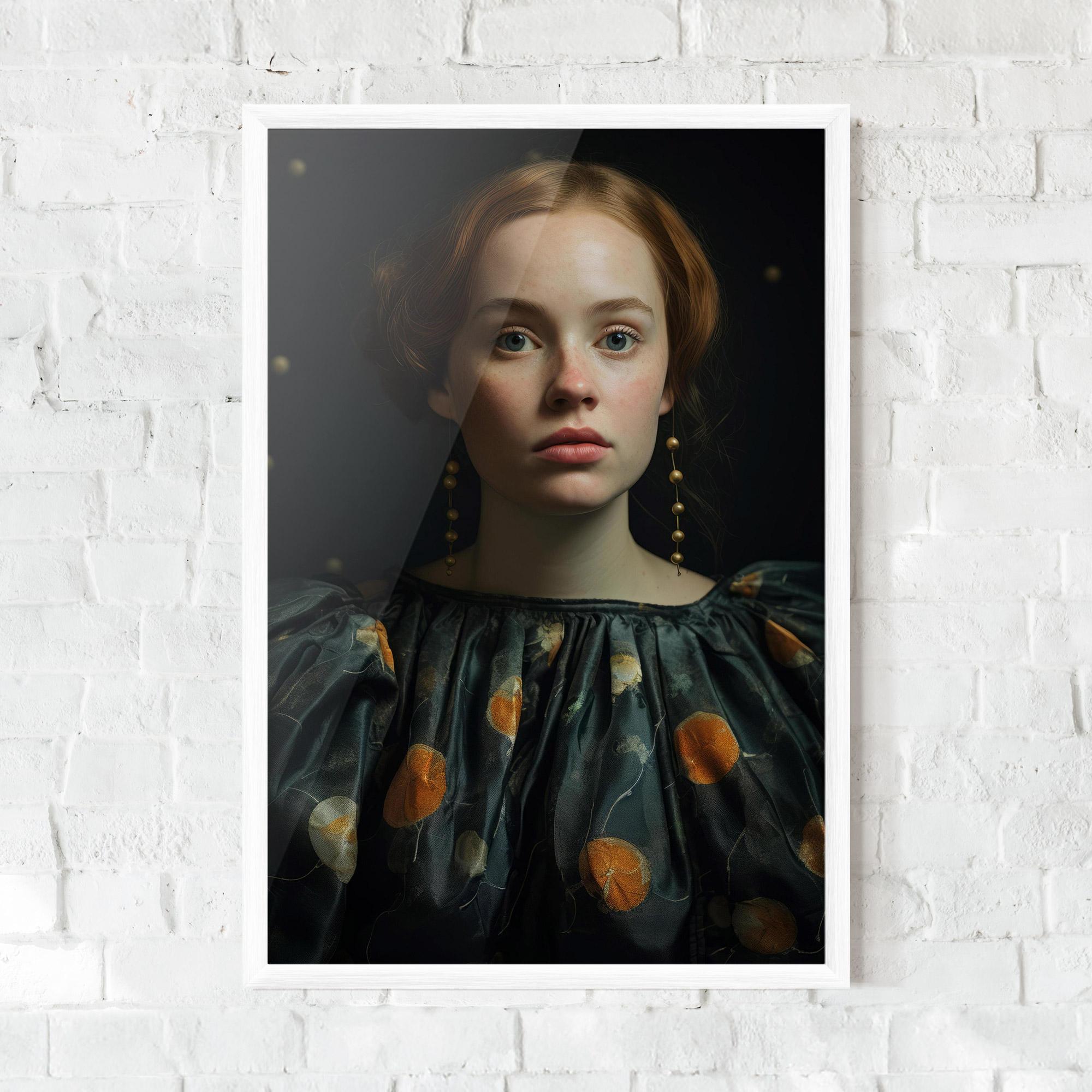 Gerahmte Poster Vintage Red Hair mockup 0