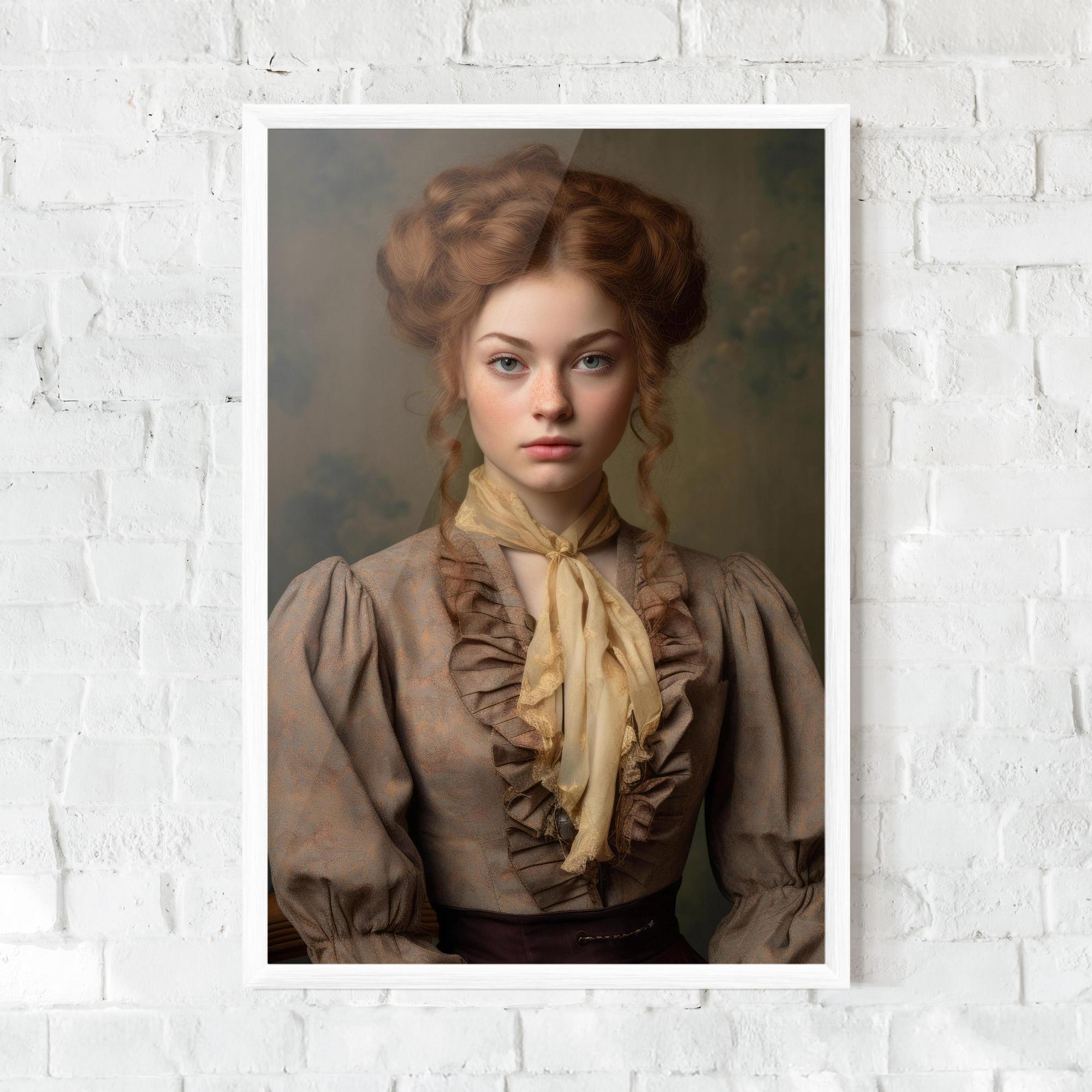 Gerahmte Poster Yellow Bow Tie mockup 0