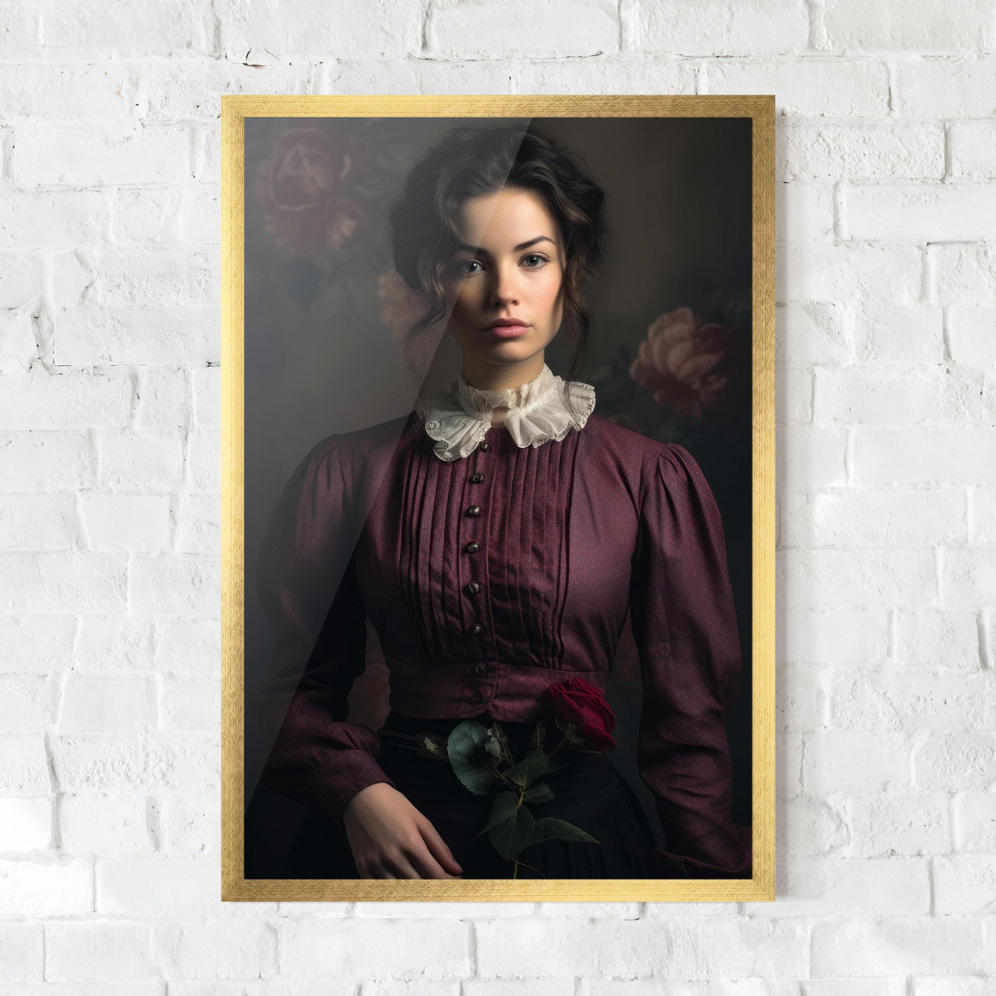 Holding Vintage Rose mockup 0