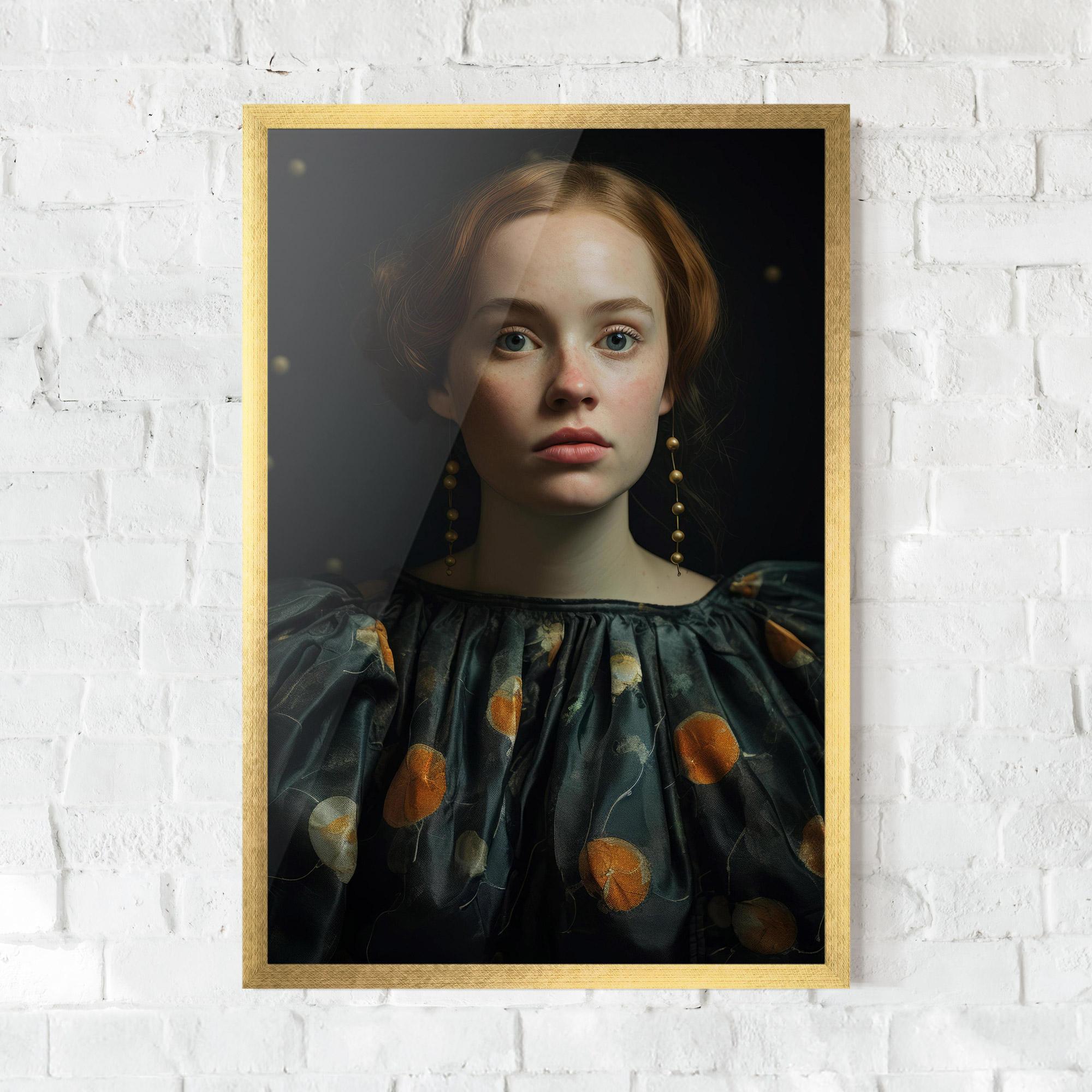 Gerahmte Poster Vintage Red Hair mockup 0