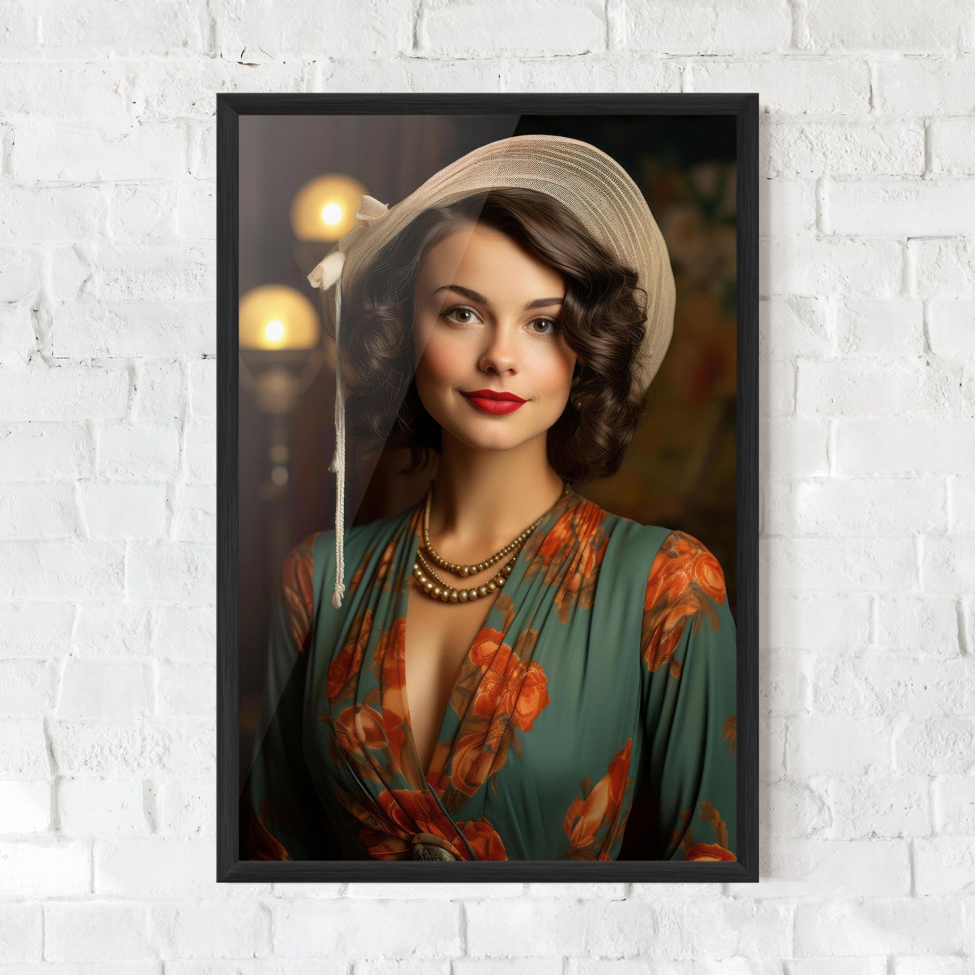 Green Orange Blouse mockup 0