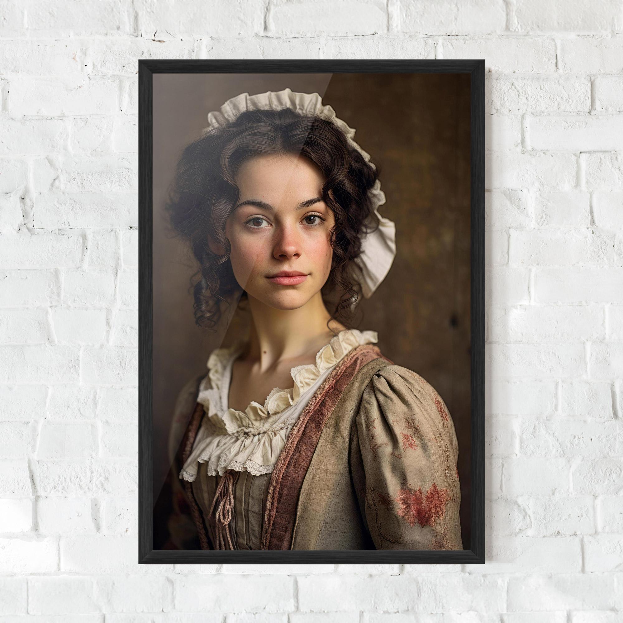 Gerahmte Poster Light Green Dress mockup 0