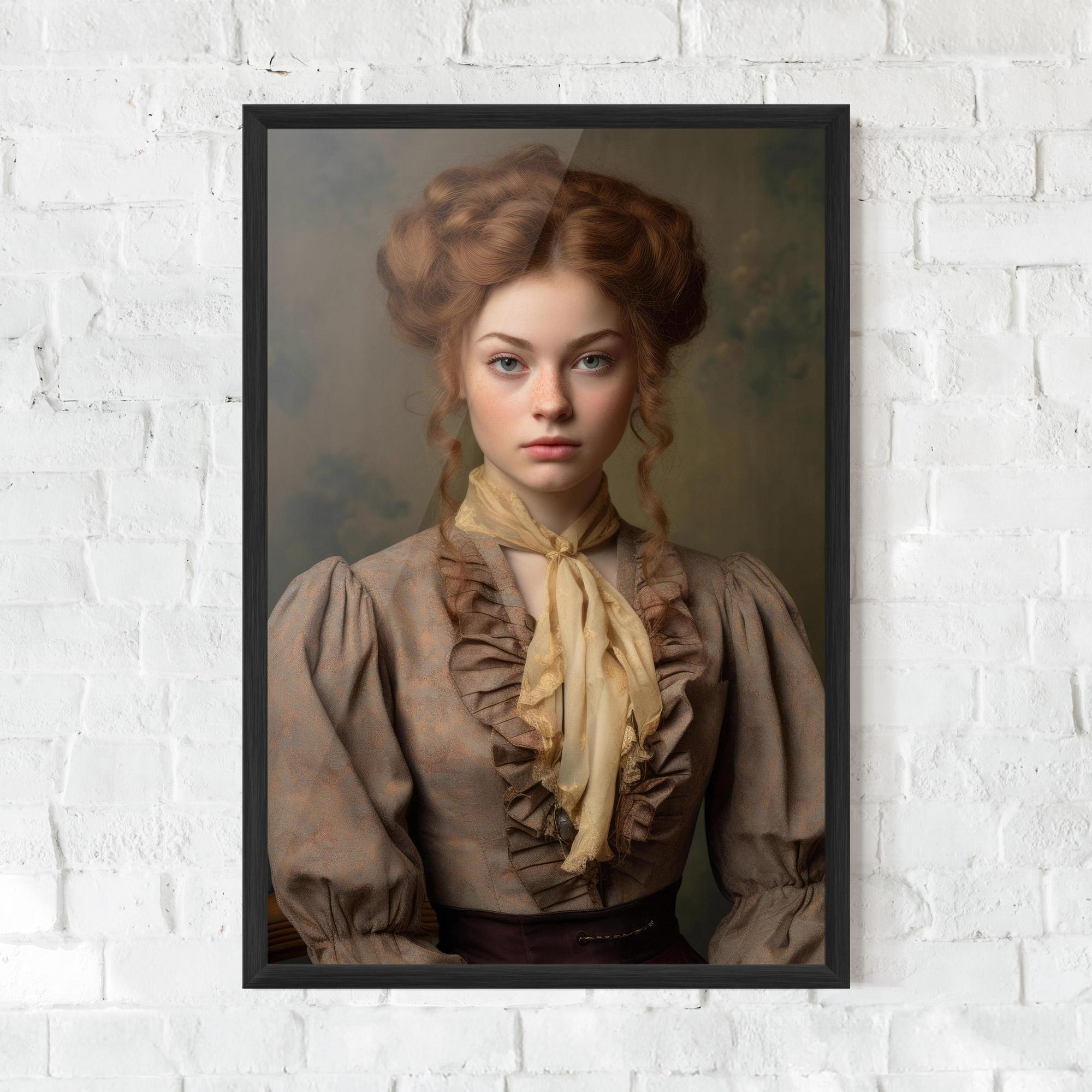 Gerahmte Poster Yellow Bow Tie mockup 0