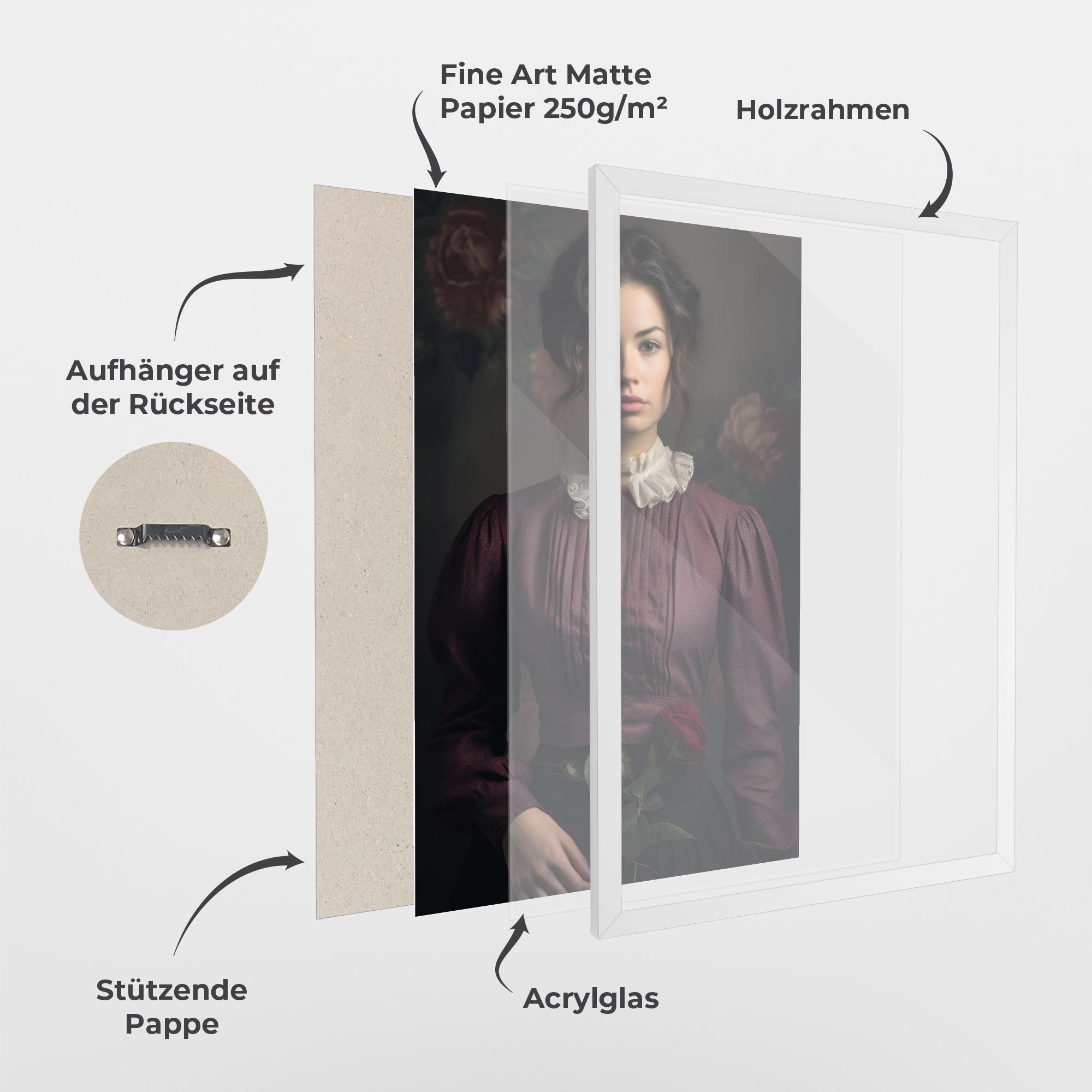 Holding Vintage Rose mockup 1