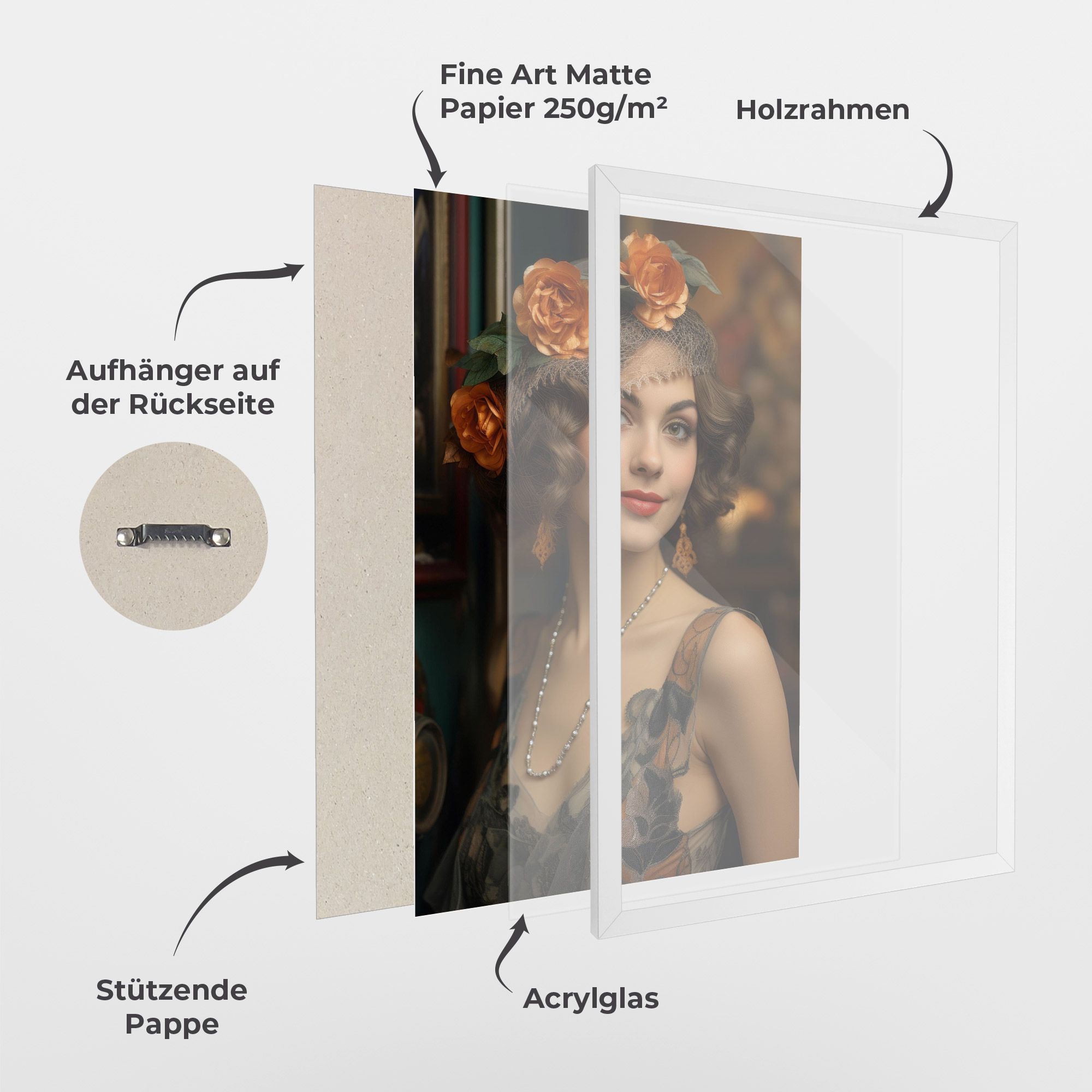 Orange Vintage Roses mockup 1