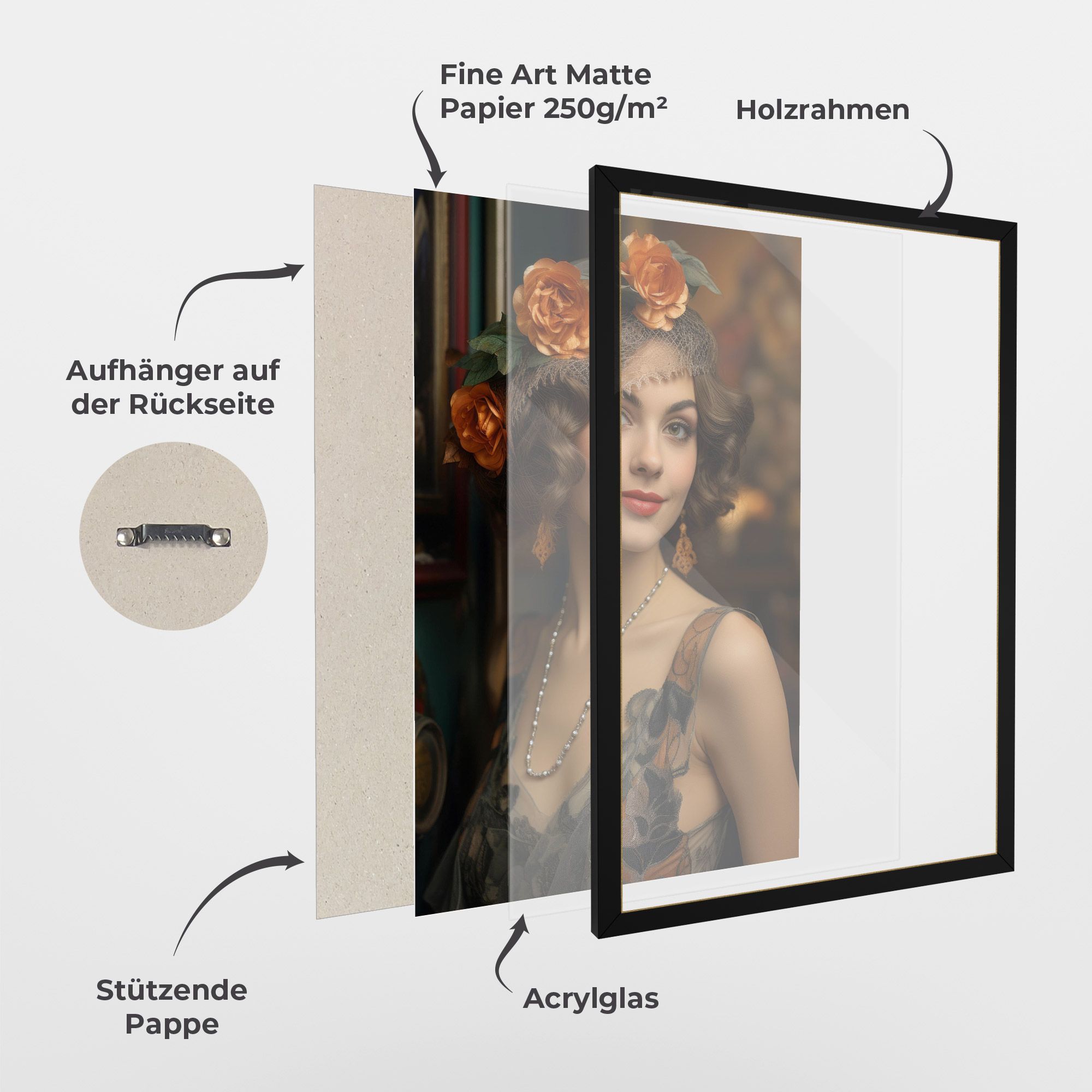 Orange Vintage Roses mockup 1