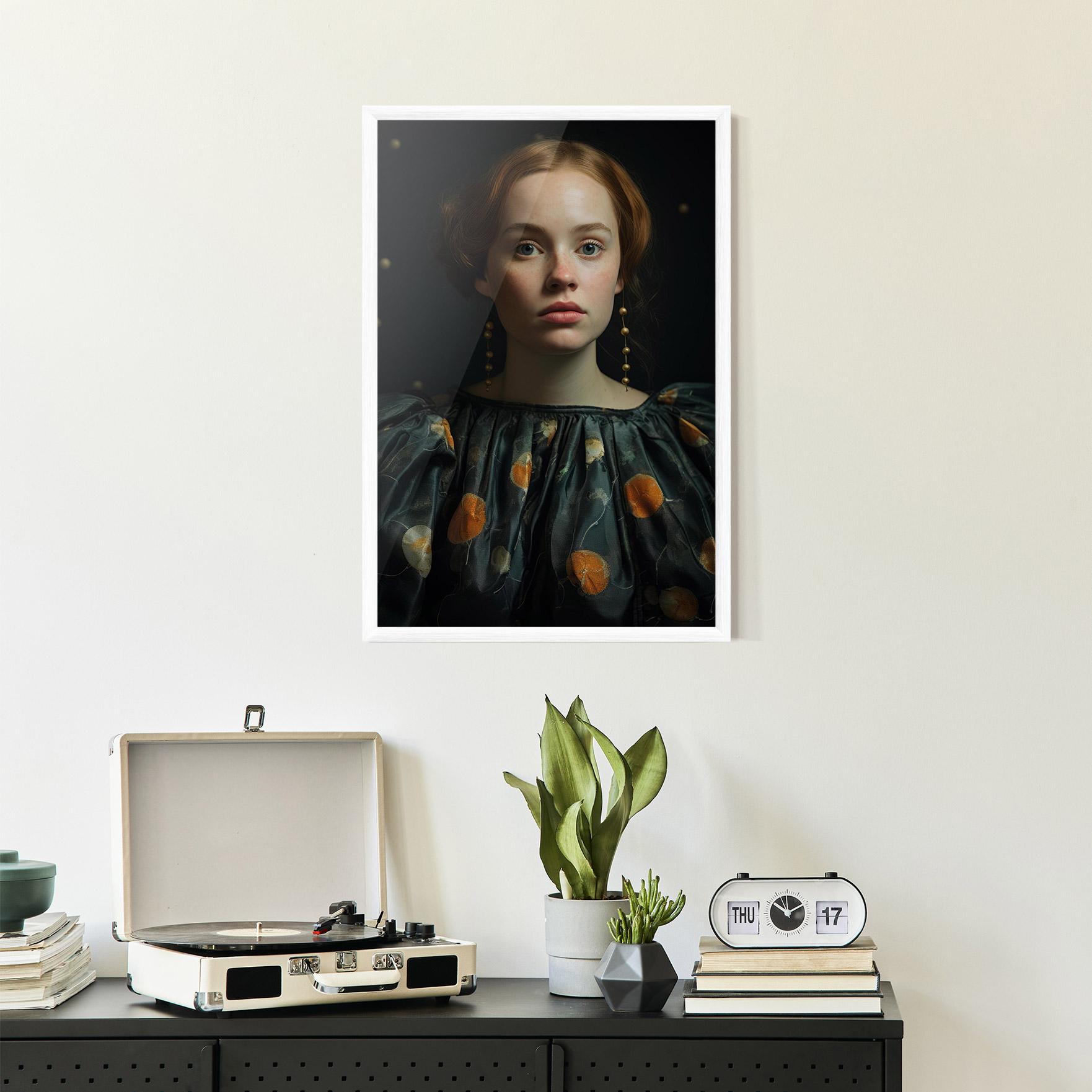 Gerahmte Poster Vintage Red Hair mockup 2