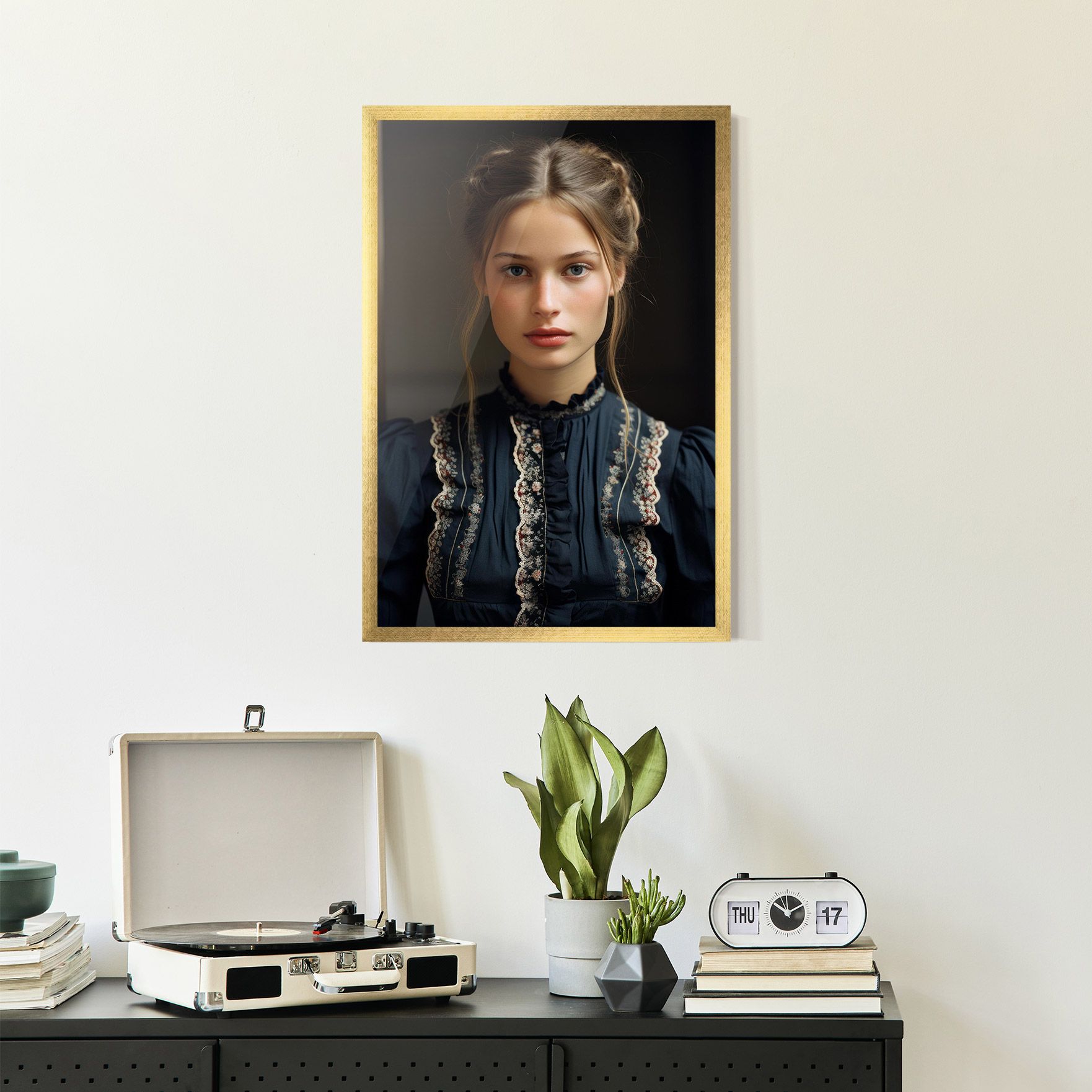 Vintage Blue Eyes mockup 2