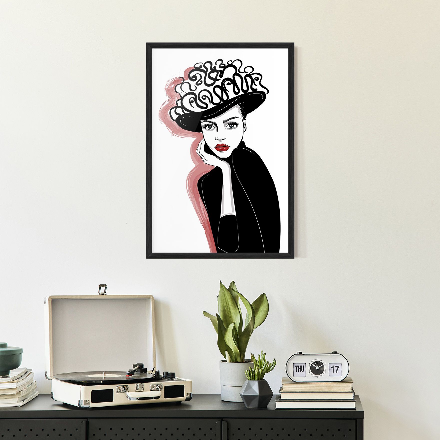 Vintage Drawing mockup 2