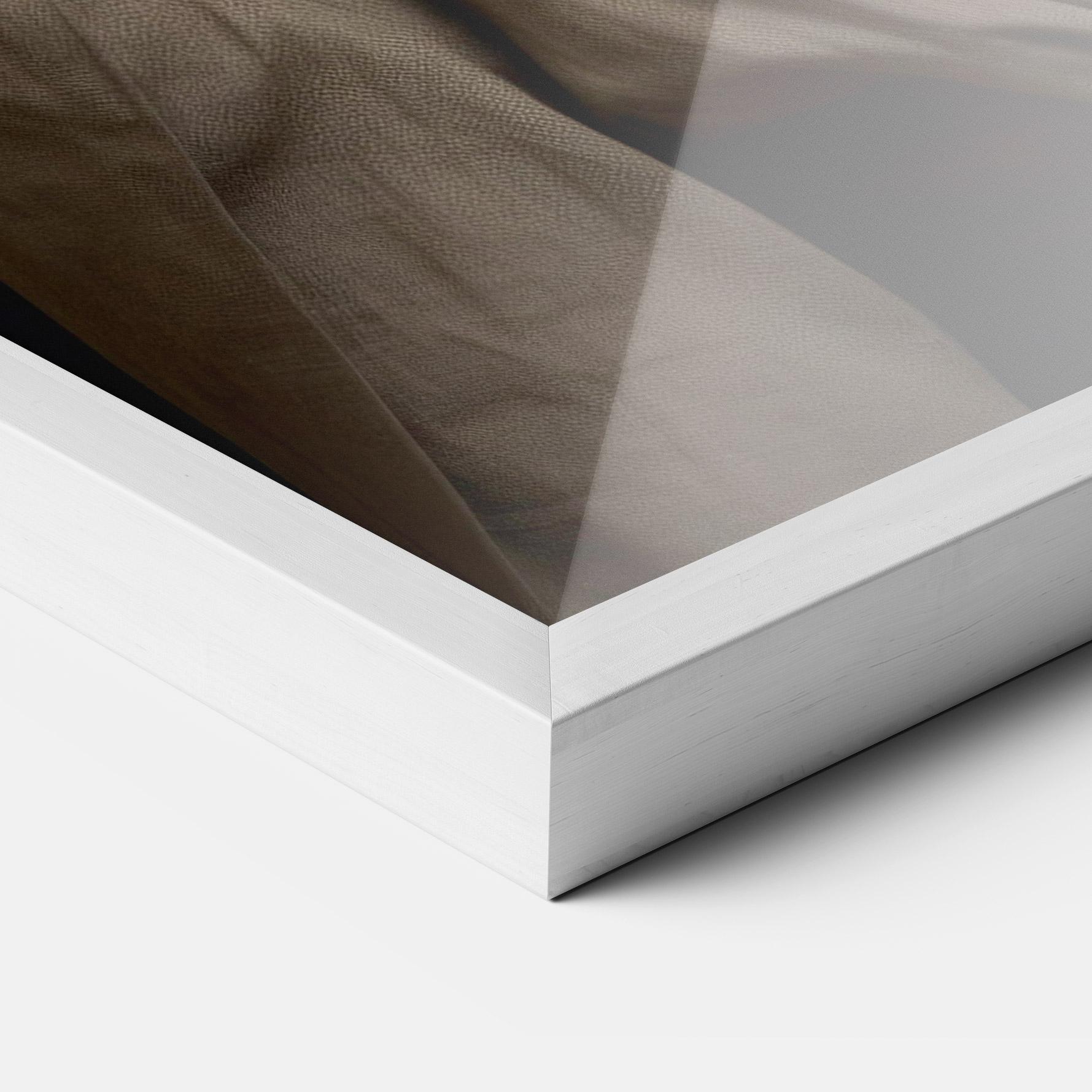 Gerahmte Poster Brown Vintage Hat mockup 3