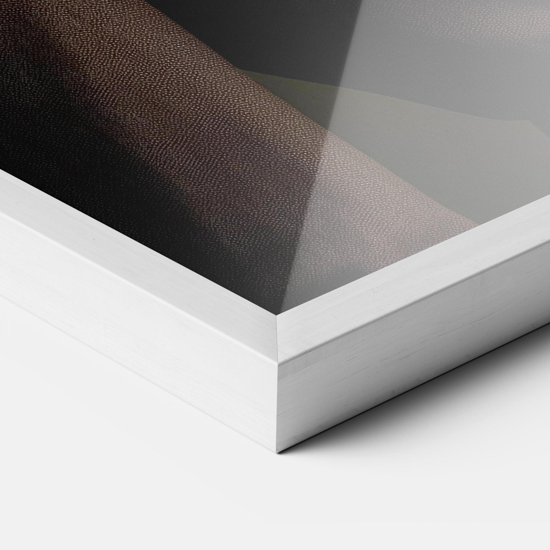 Gerahmte Poster Red Orange Hat mockup 3