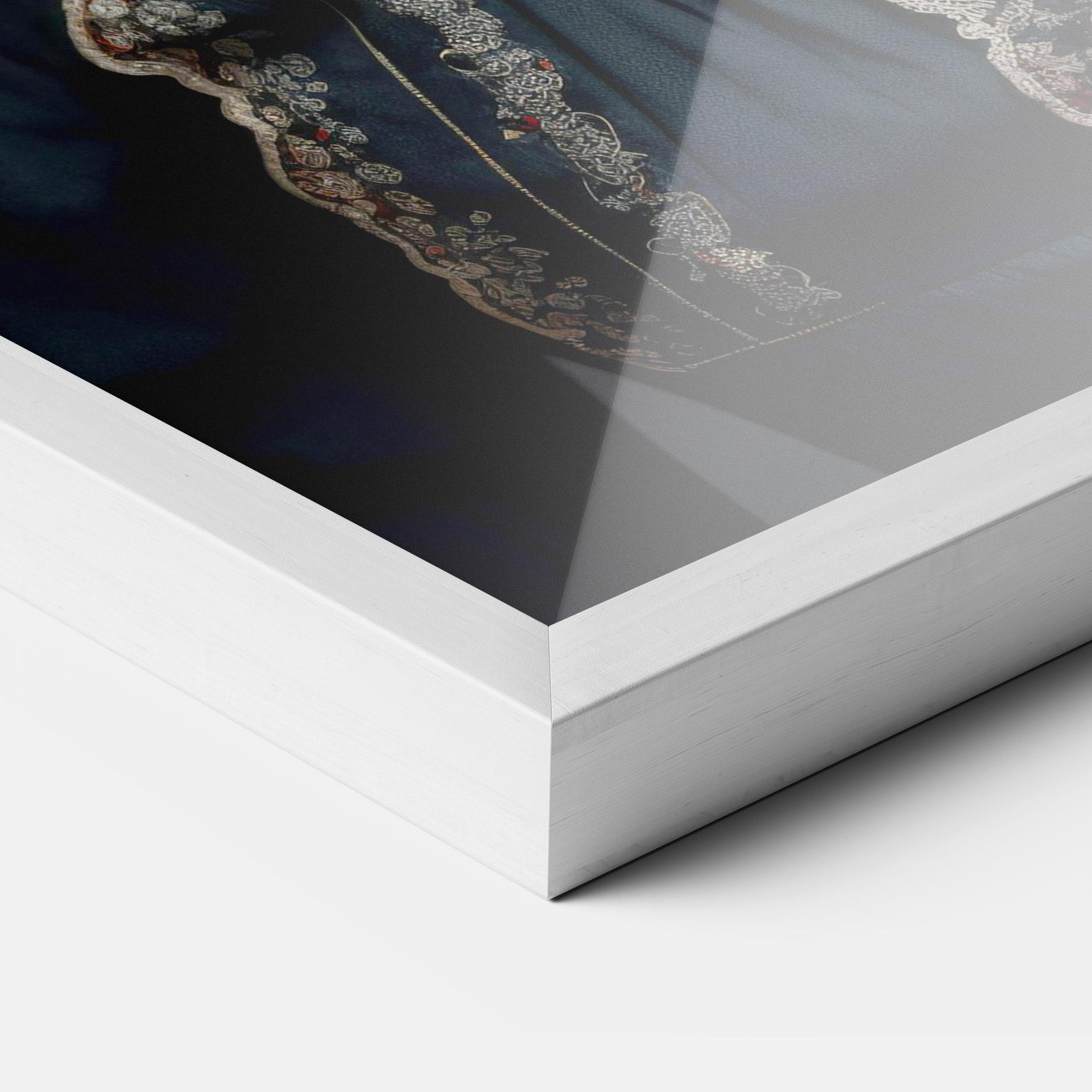 Gerahmte Poster Vintage Blue Eyes mockup 3