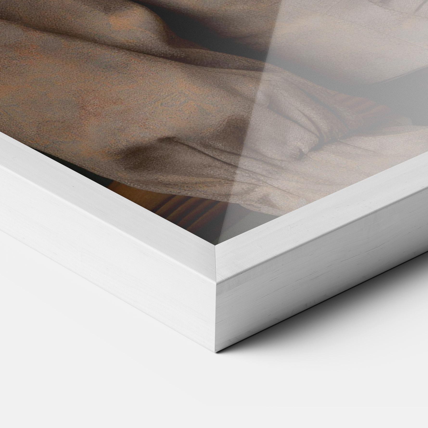 Gerahmte Poster Yellow Bow Tie mockup 3