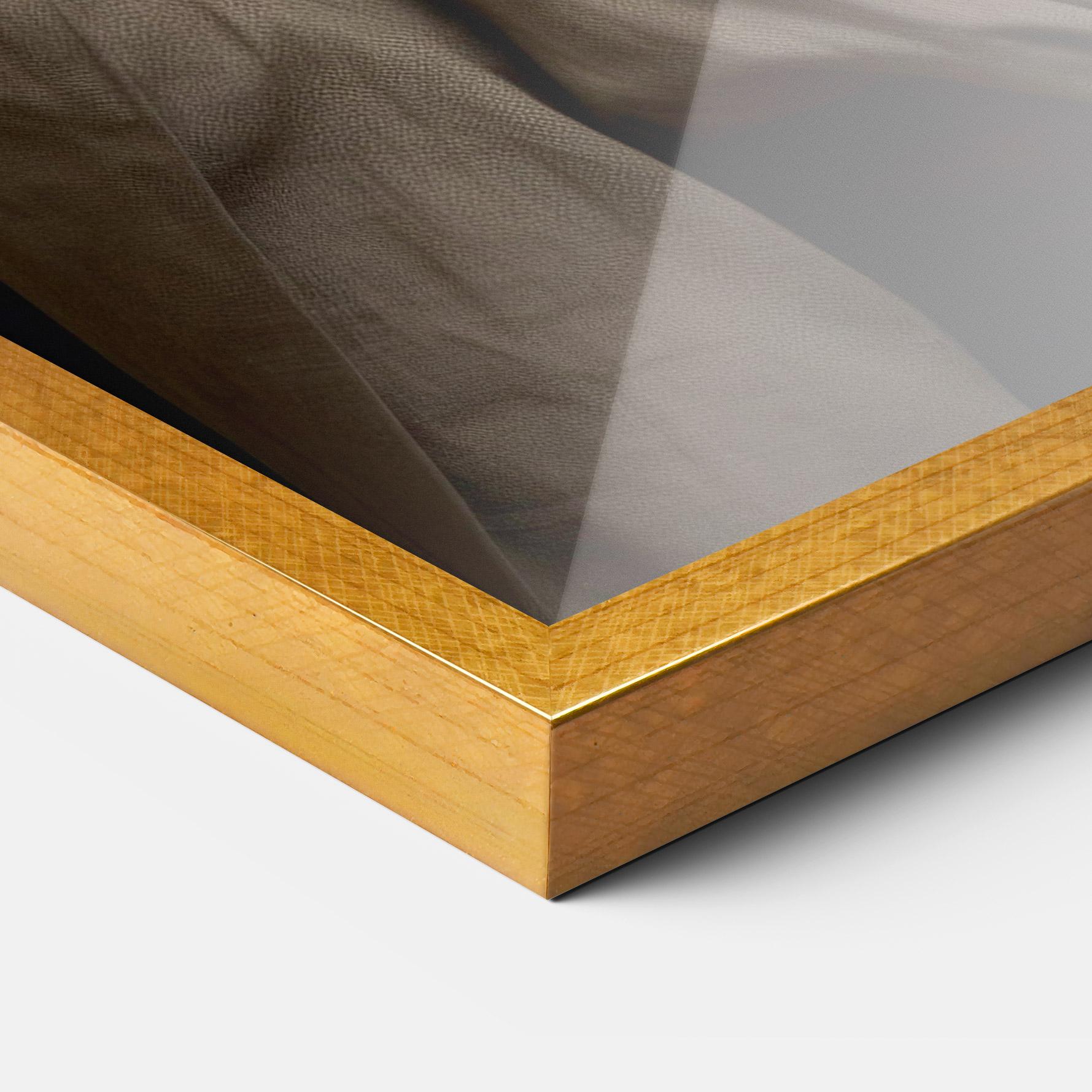 Gerahmte Poster Brown Vintage Hat mockup 3