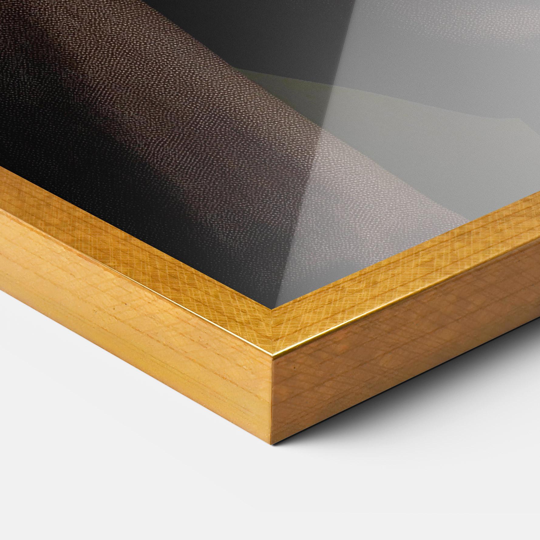 Gerahmte Poster Red Orange Hat mockup 3