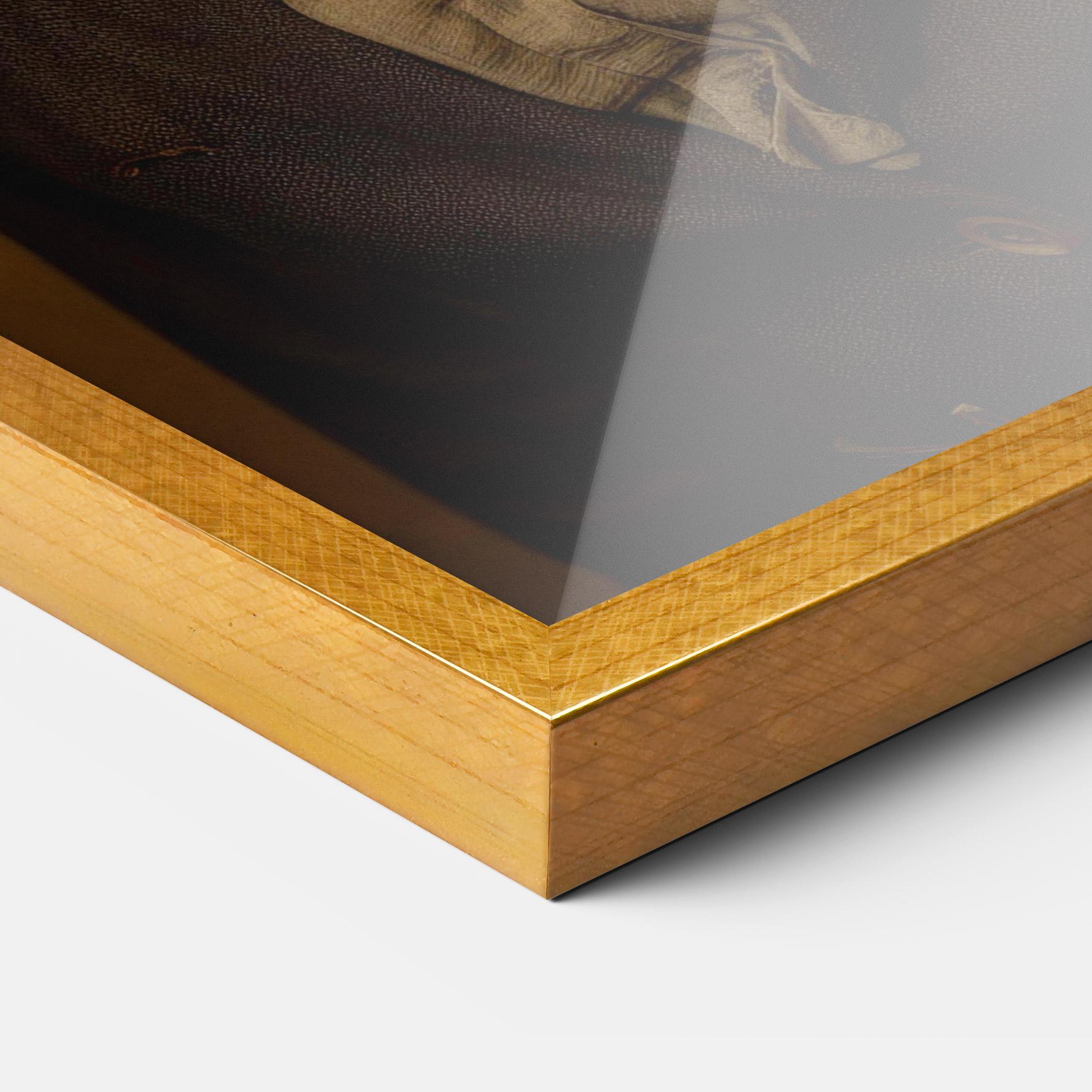 Gerahmte Poster Vintage Brown Hat mockup 3