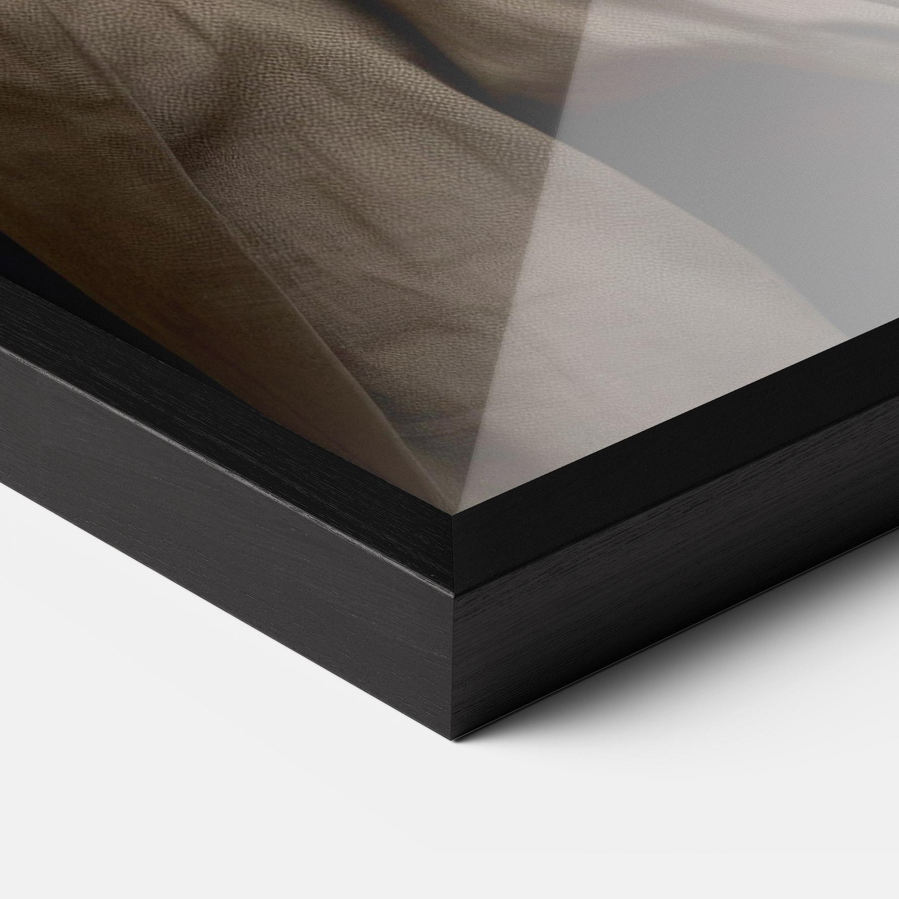 Gerahmte Poster Brown Vintage Hat mockup 3