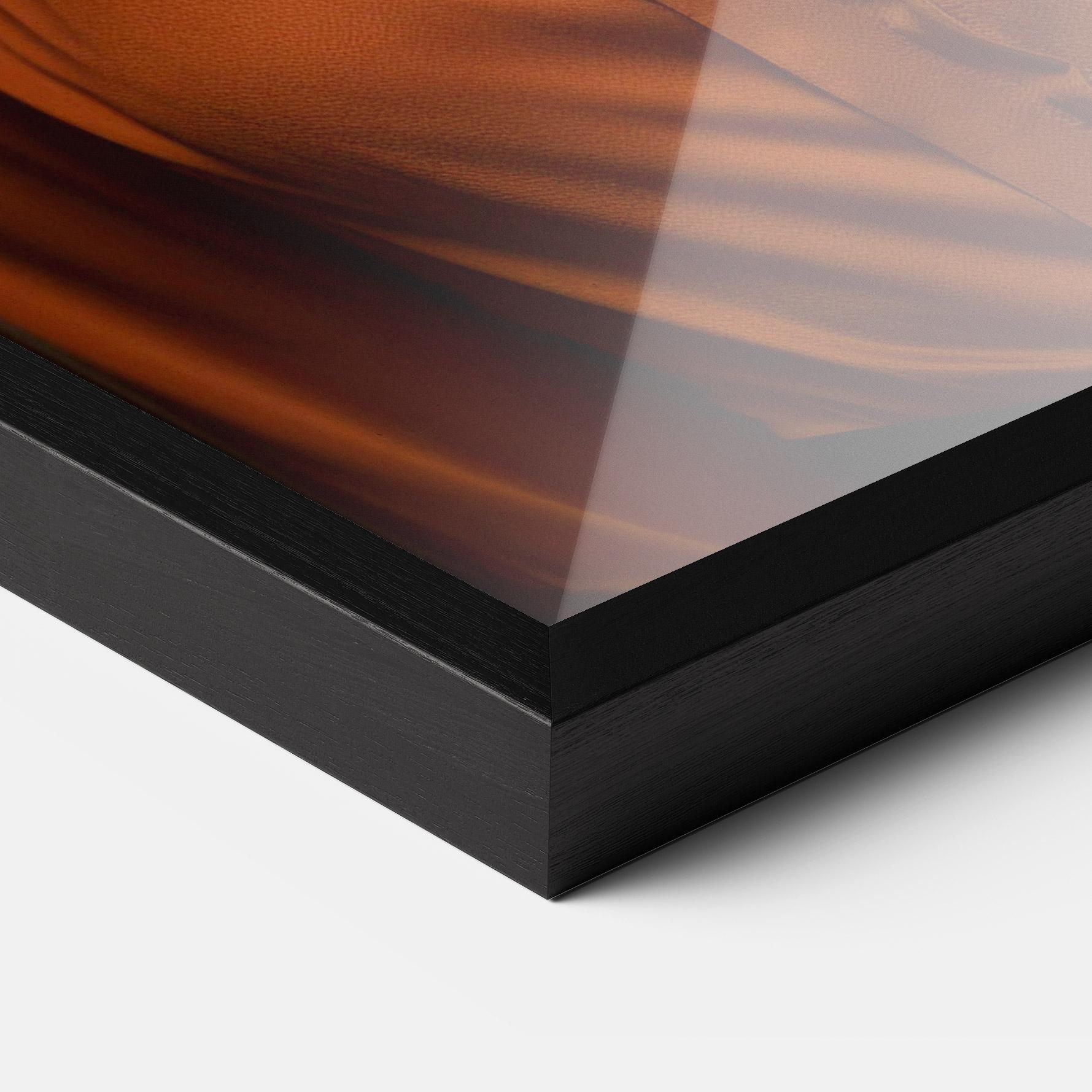 Gerahmte Poster Strong Orange Blouse mockup 3