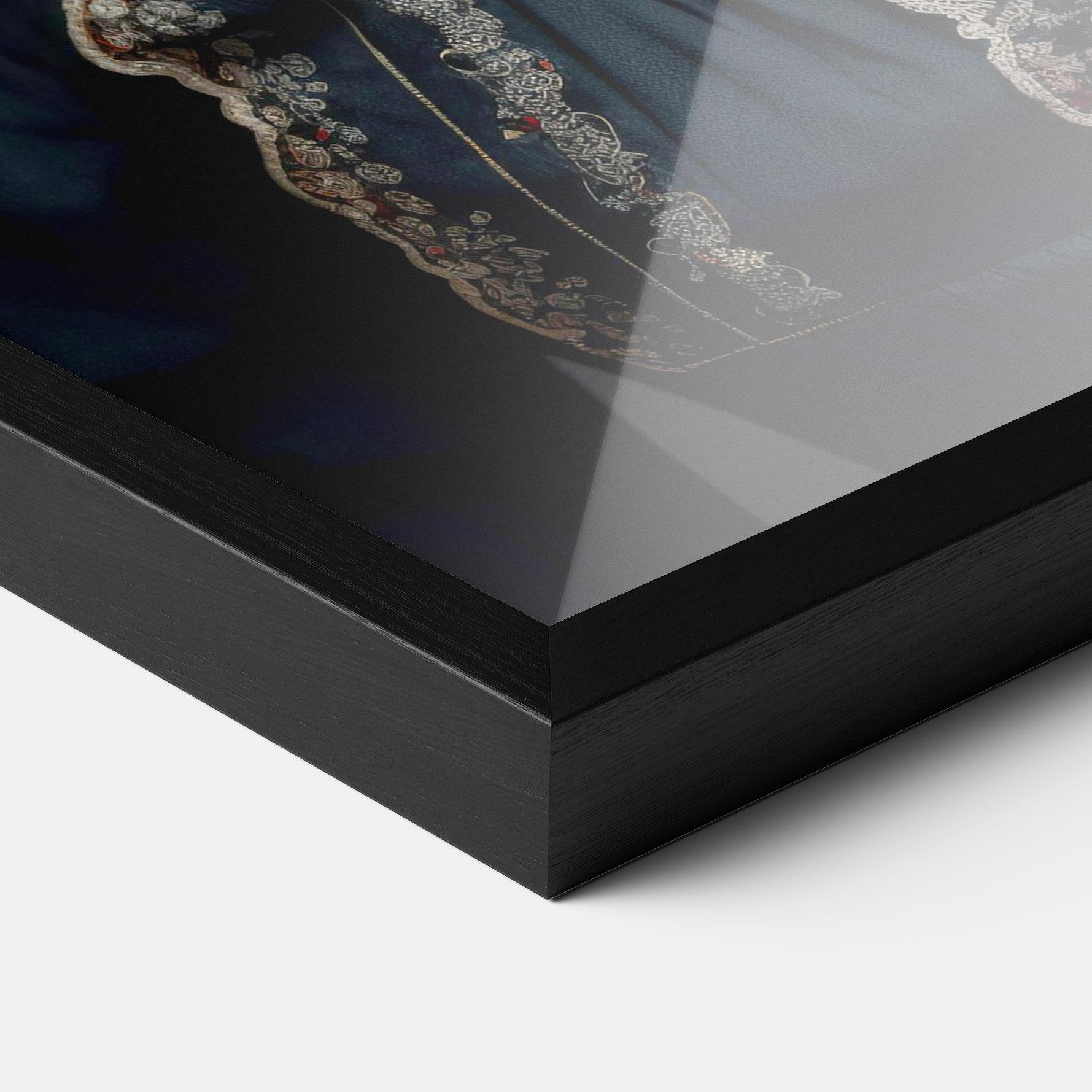 Gerahmte Poster Vintage Blue Eyes mockup 3