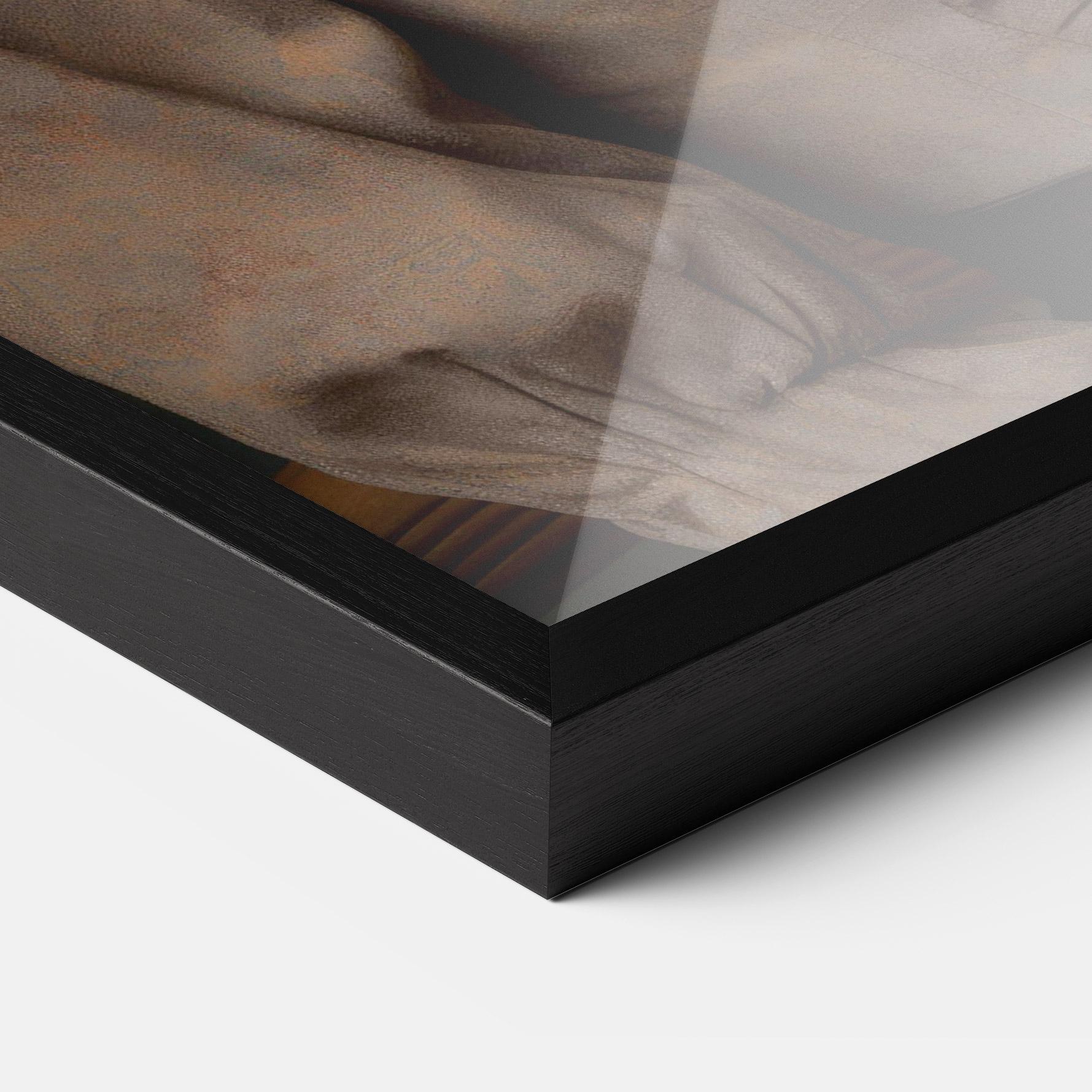 Gerahmte Poster Yellow Bow Tie mockup 3