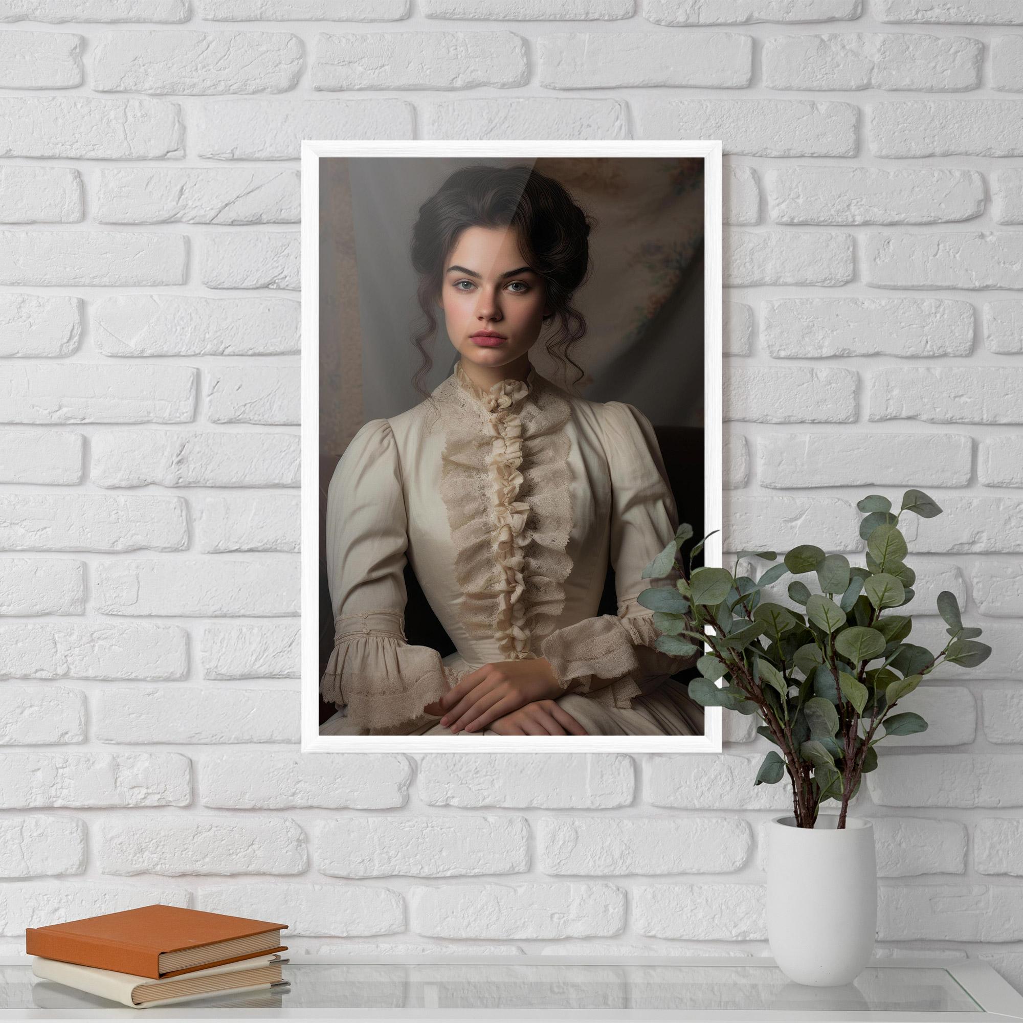 Gerahmte Poster Pretty Vintage Dress mockup 5