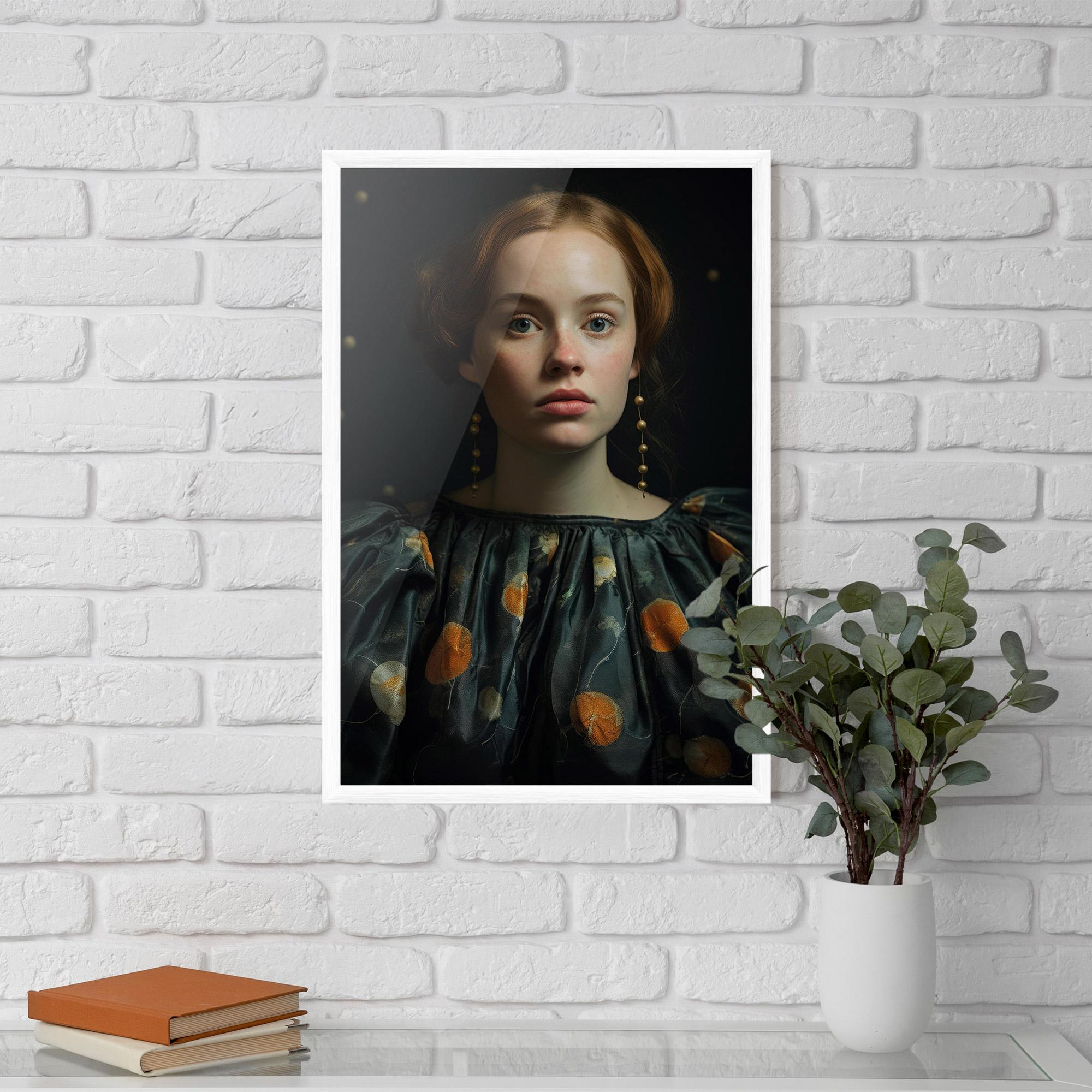 Gerahmte Poster Vintage Red Hair mockup 5