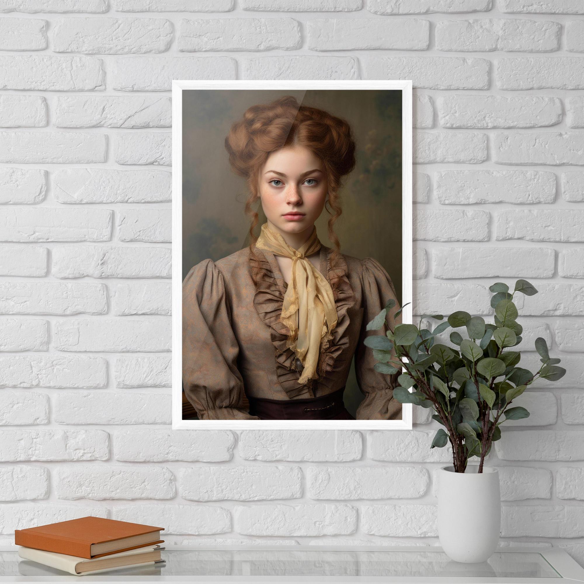 Gerahmte Poster Yellow Bow Tie mockup 5