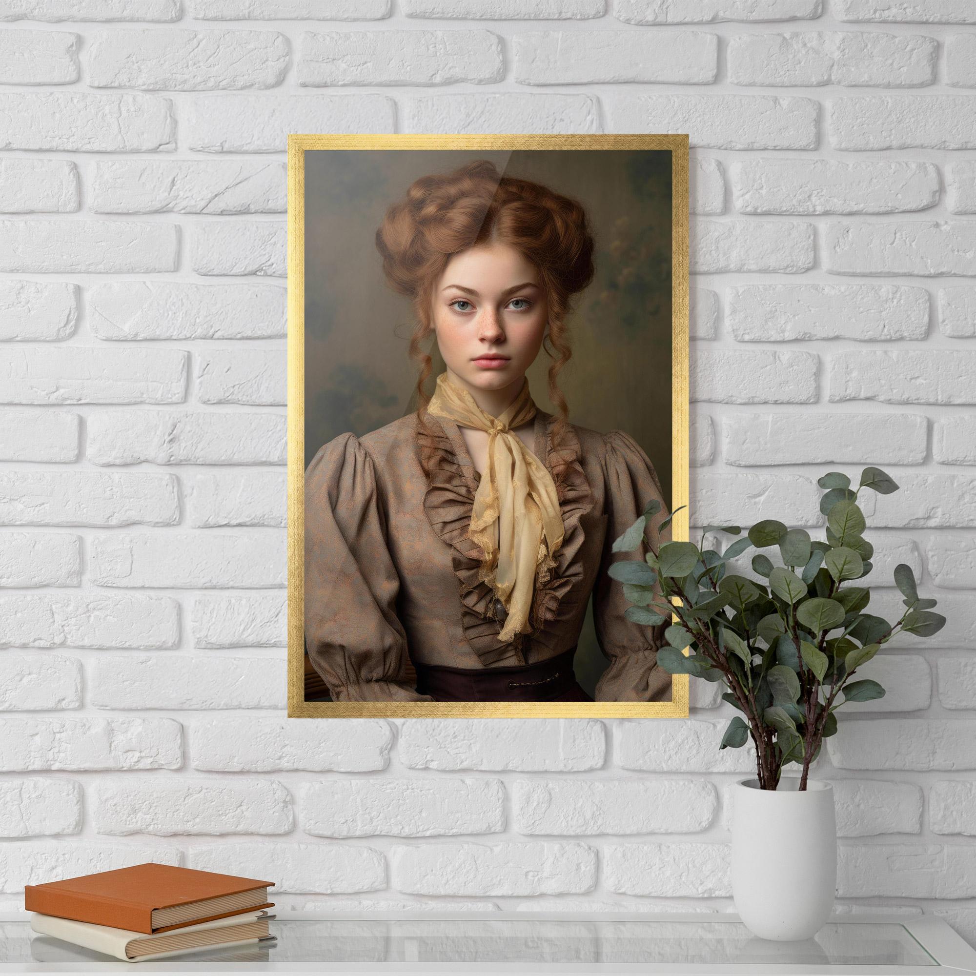 Gerahmte Poster Yellow Bow Tie mockup 5