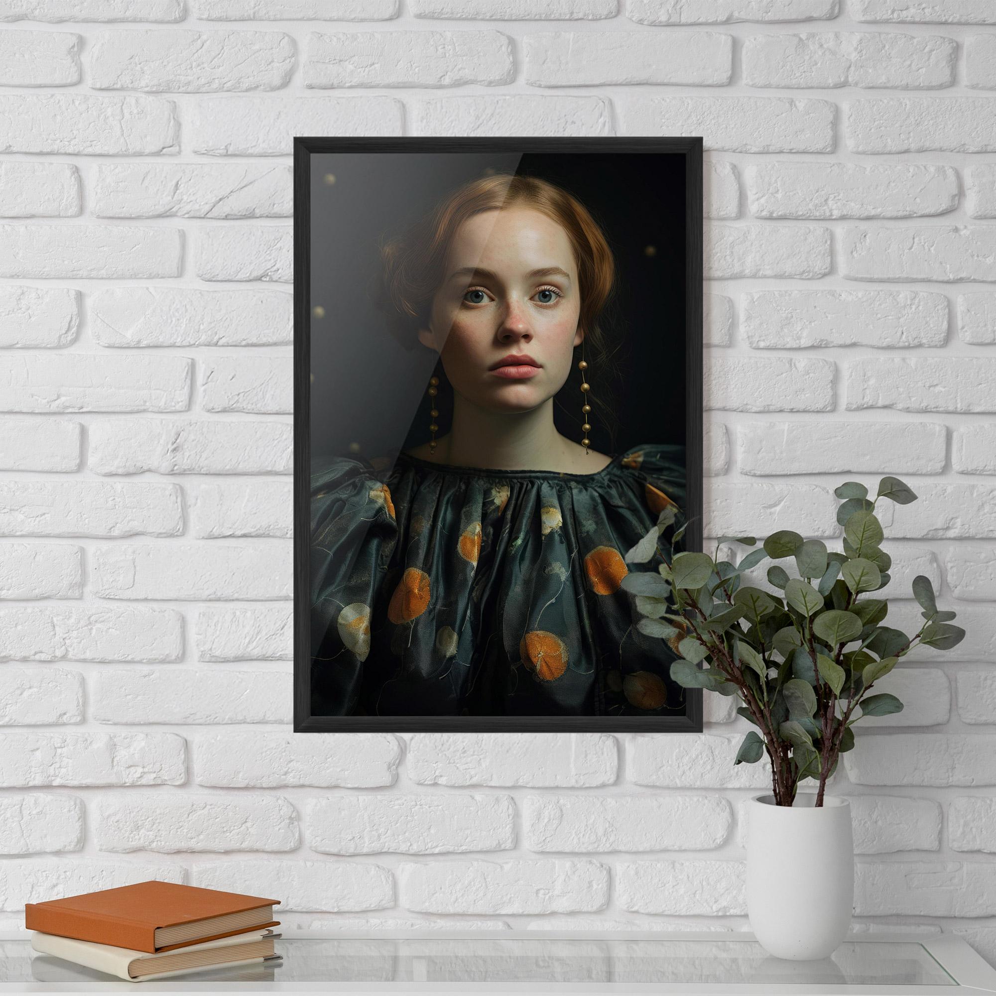 Gerahmte Poster Vintage Red Hair mockup 5