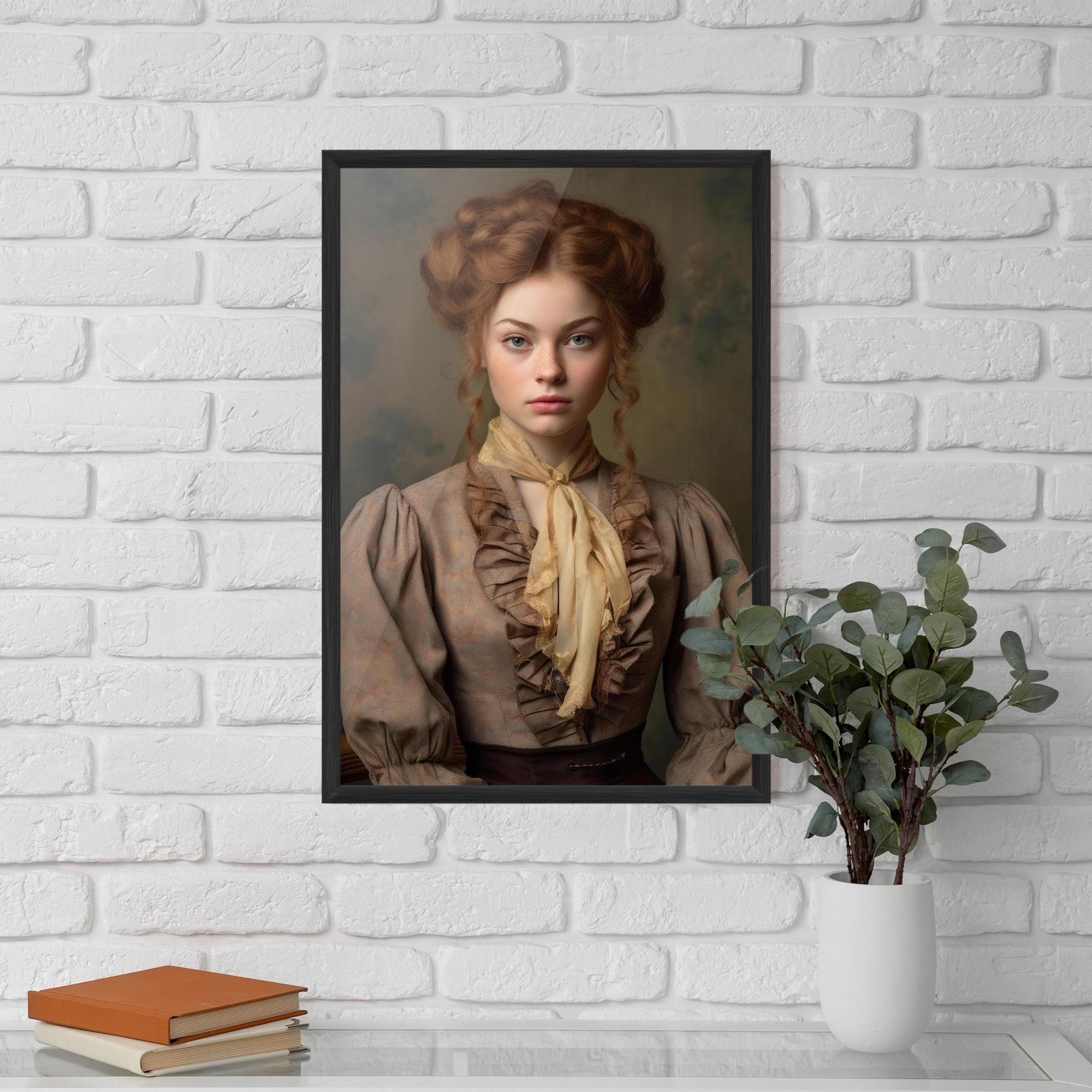 Gerahmte Poster Yellow Bow Tie mockup 5