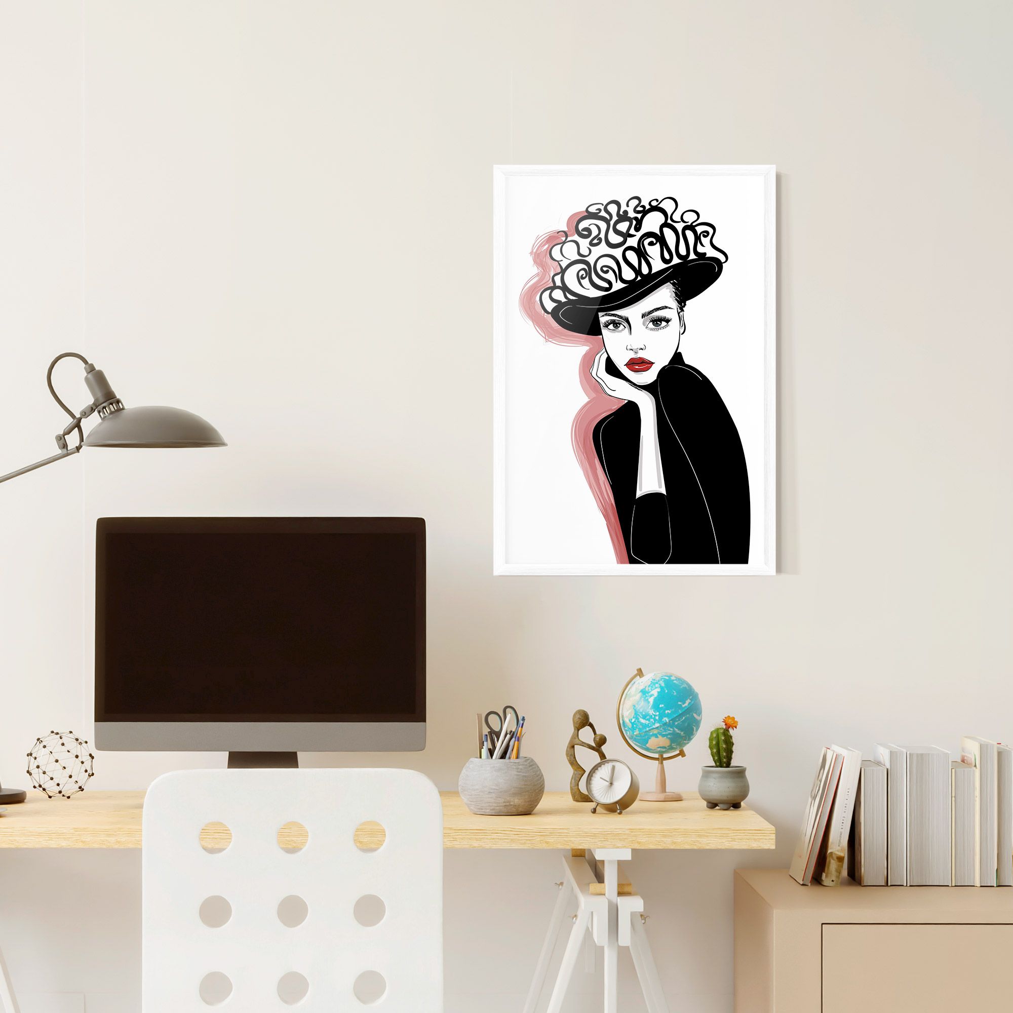 Vintage Drawing mockup 6