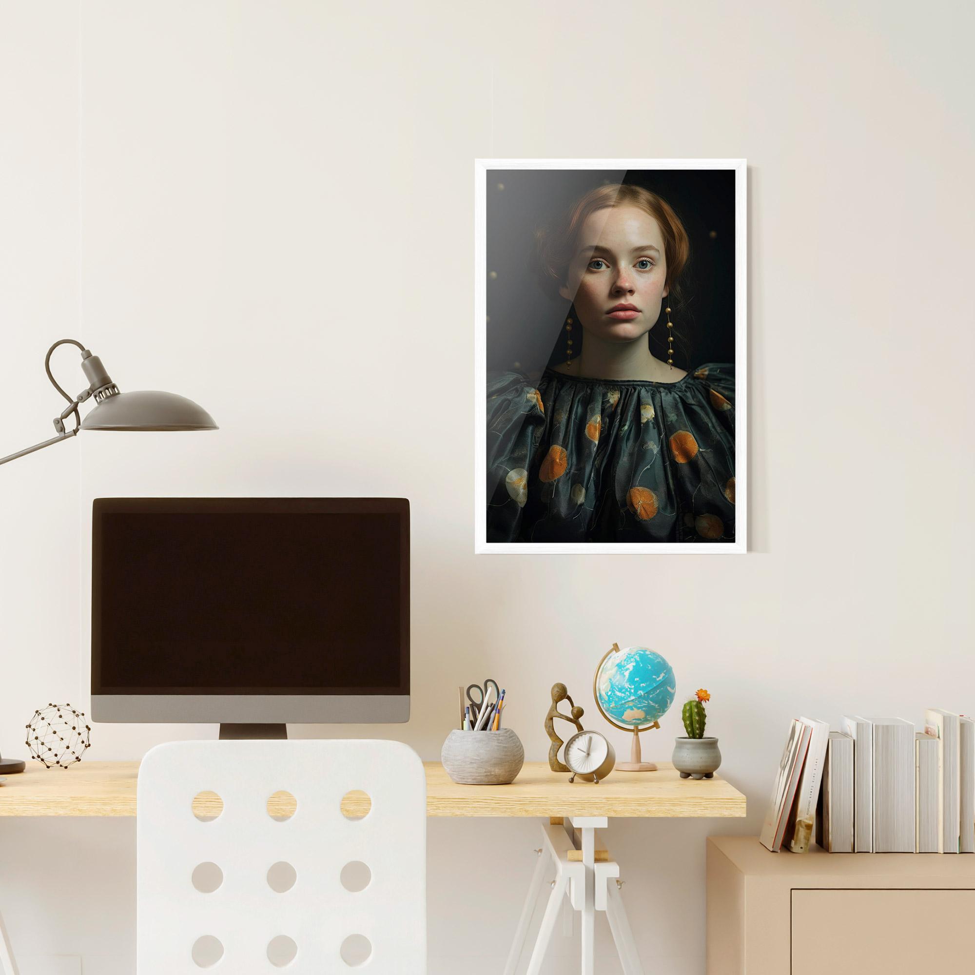 Gerahmte Poster Vintage Red Hair mockup 6