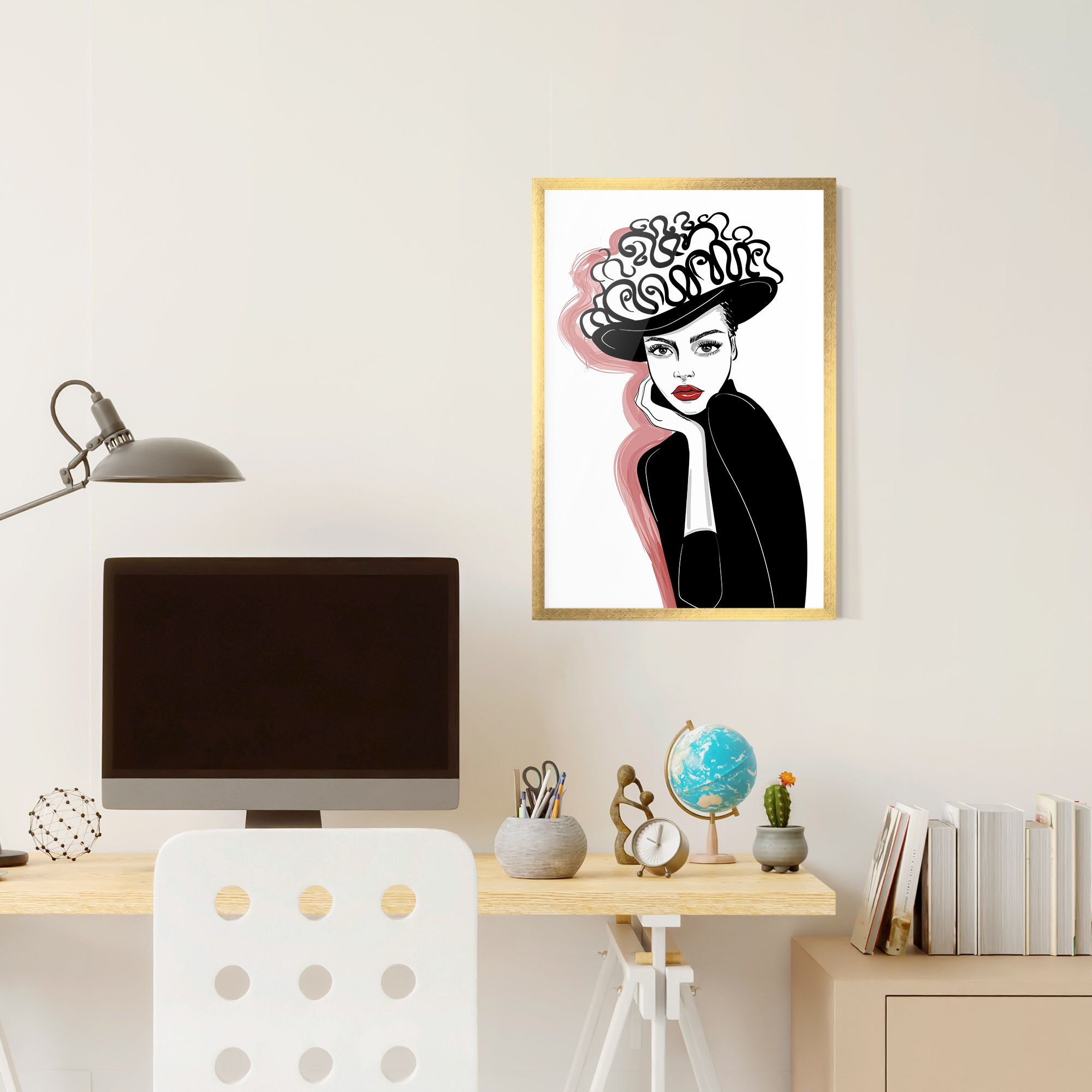 Vintage Drawing mockup 6