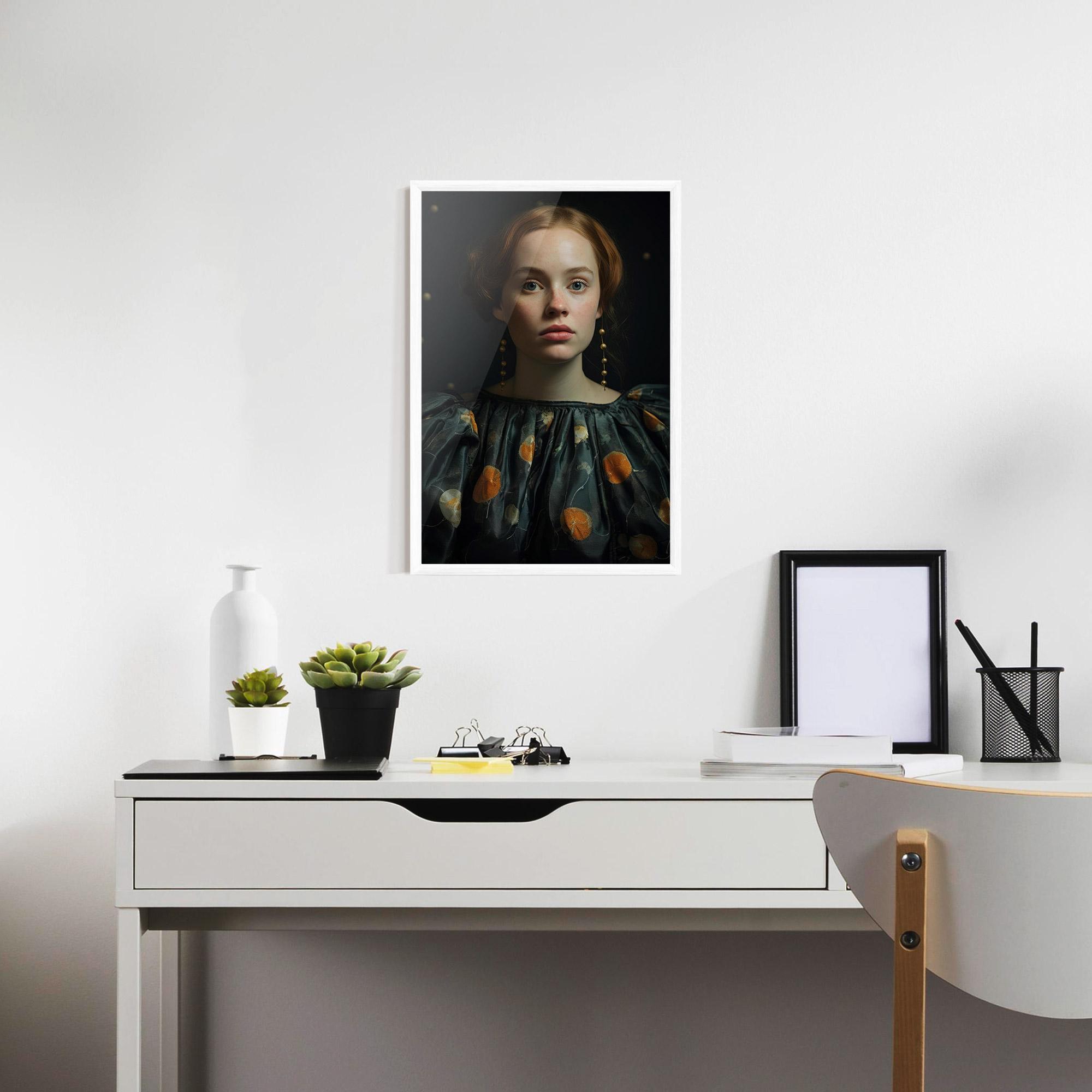 Gerahmte Poster Vintage Red Hair mockup 7