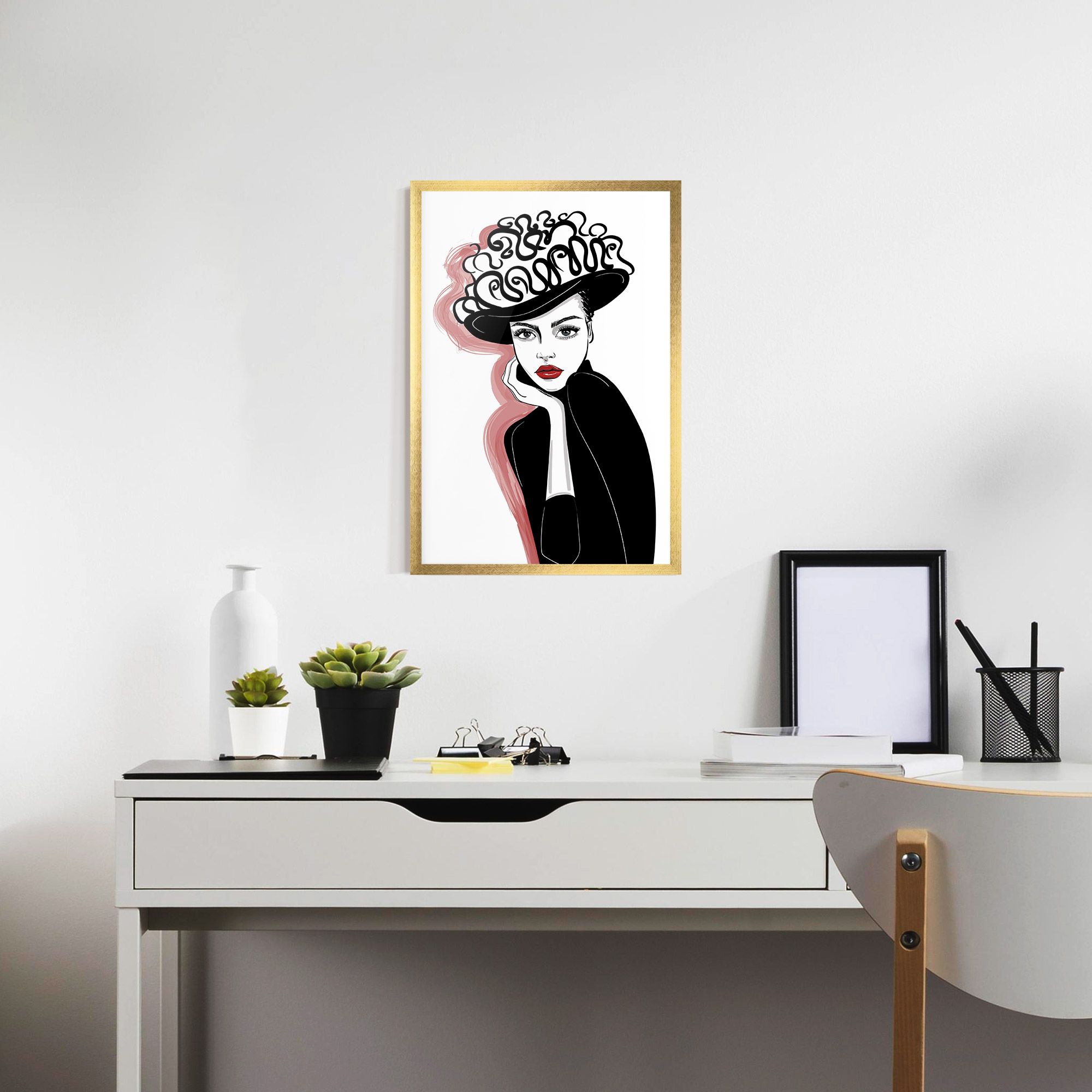 Vintage Drawing mockup 7