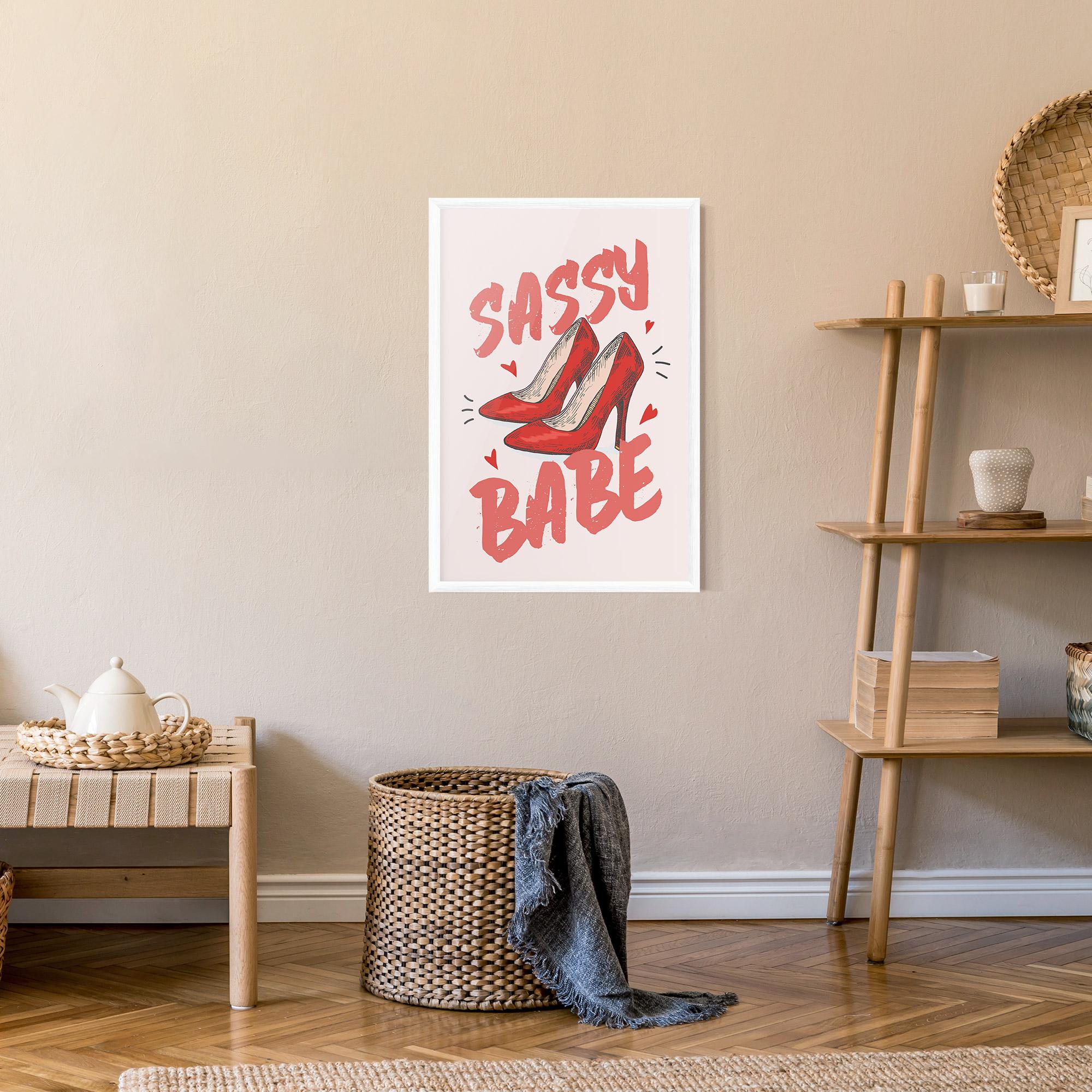 Gerahmte Poster Sassy Babe mockup 9