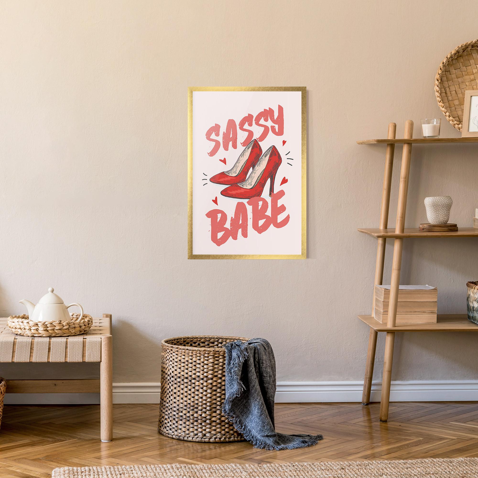 Gerahmte Poster Sassy Babe mockup 9