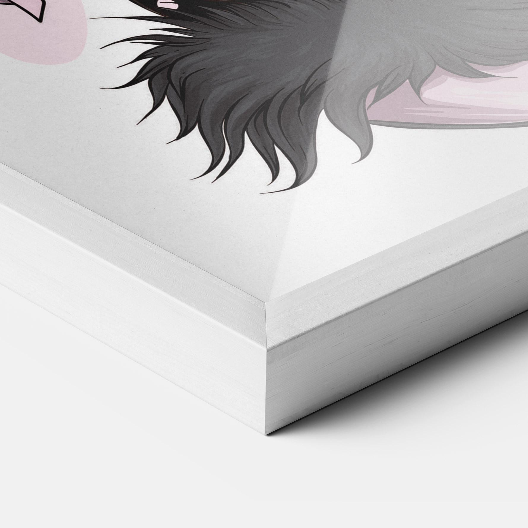 Gerahmte Poster Black Cute Heels mockup 3