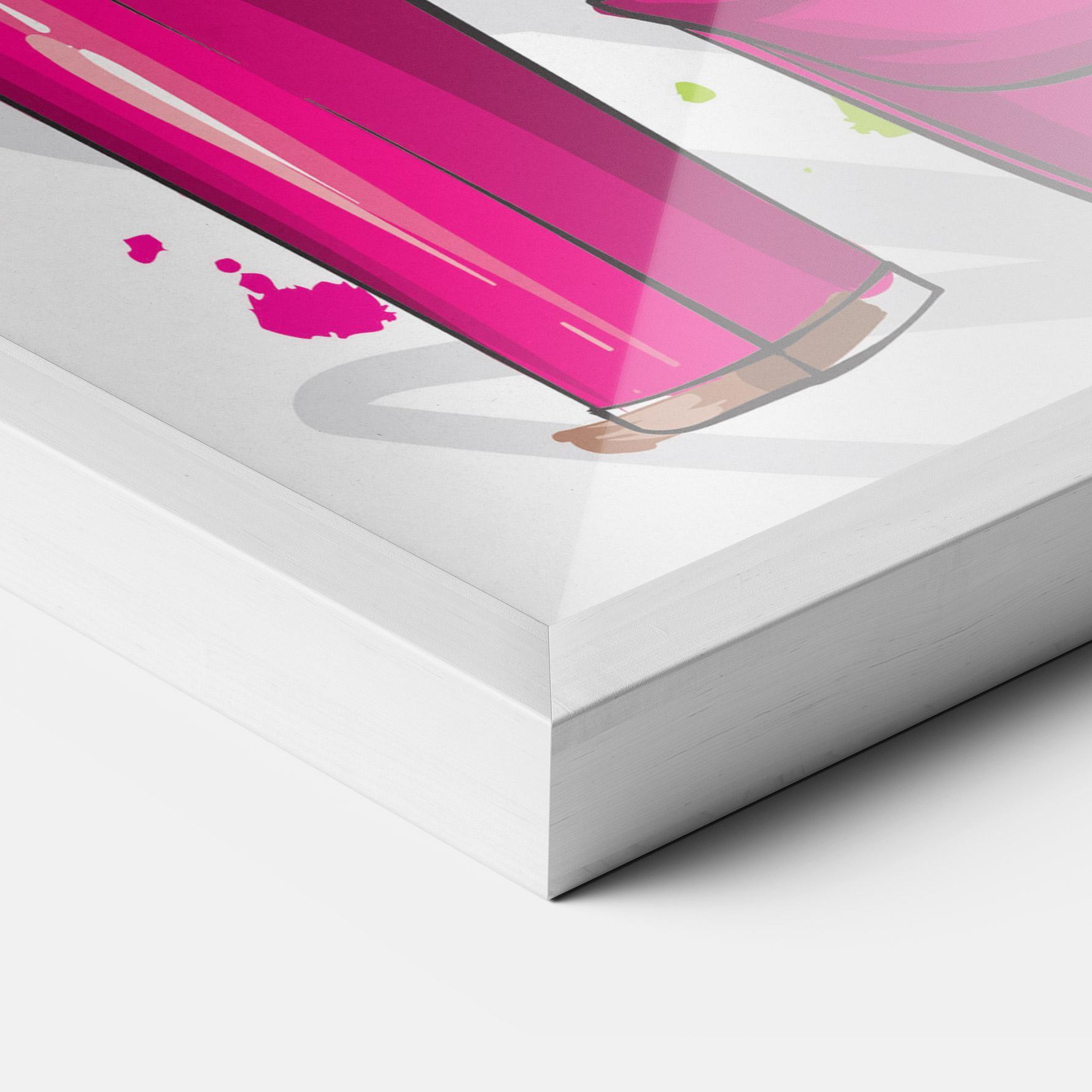 Gerahmte Poster Green Nails mockup 3