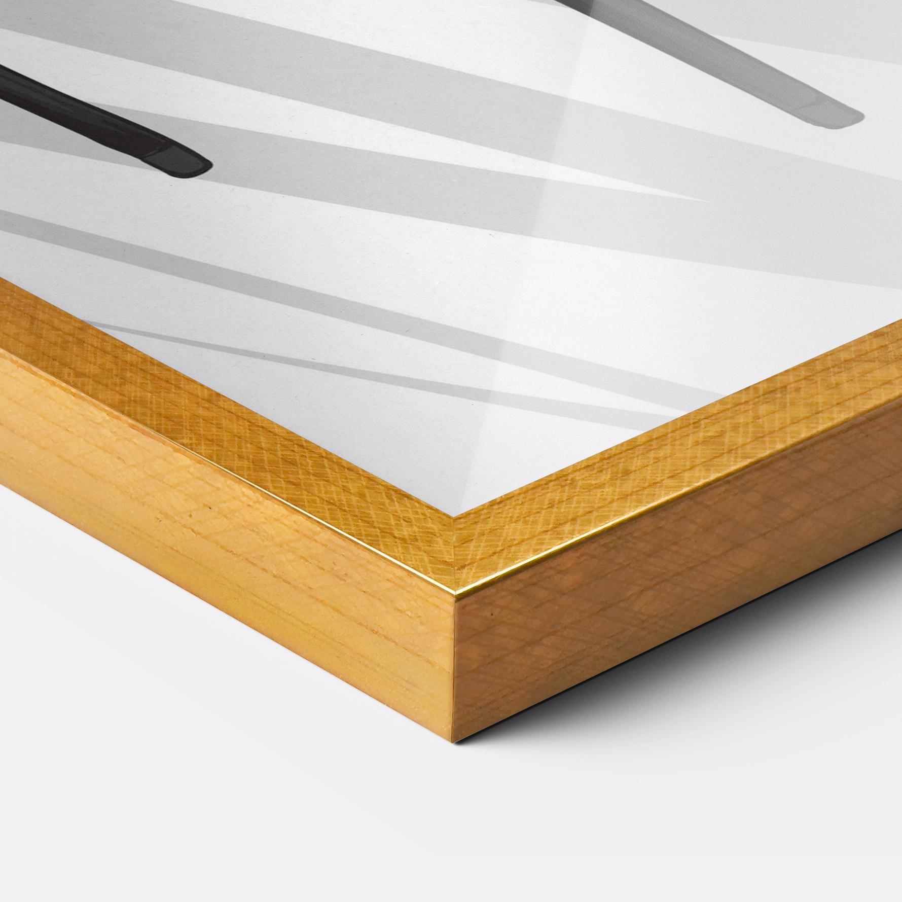 Gerahmte Poster Black Woman Shoes mockup 3