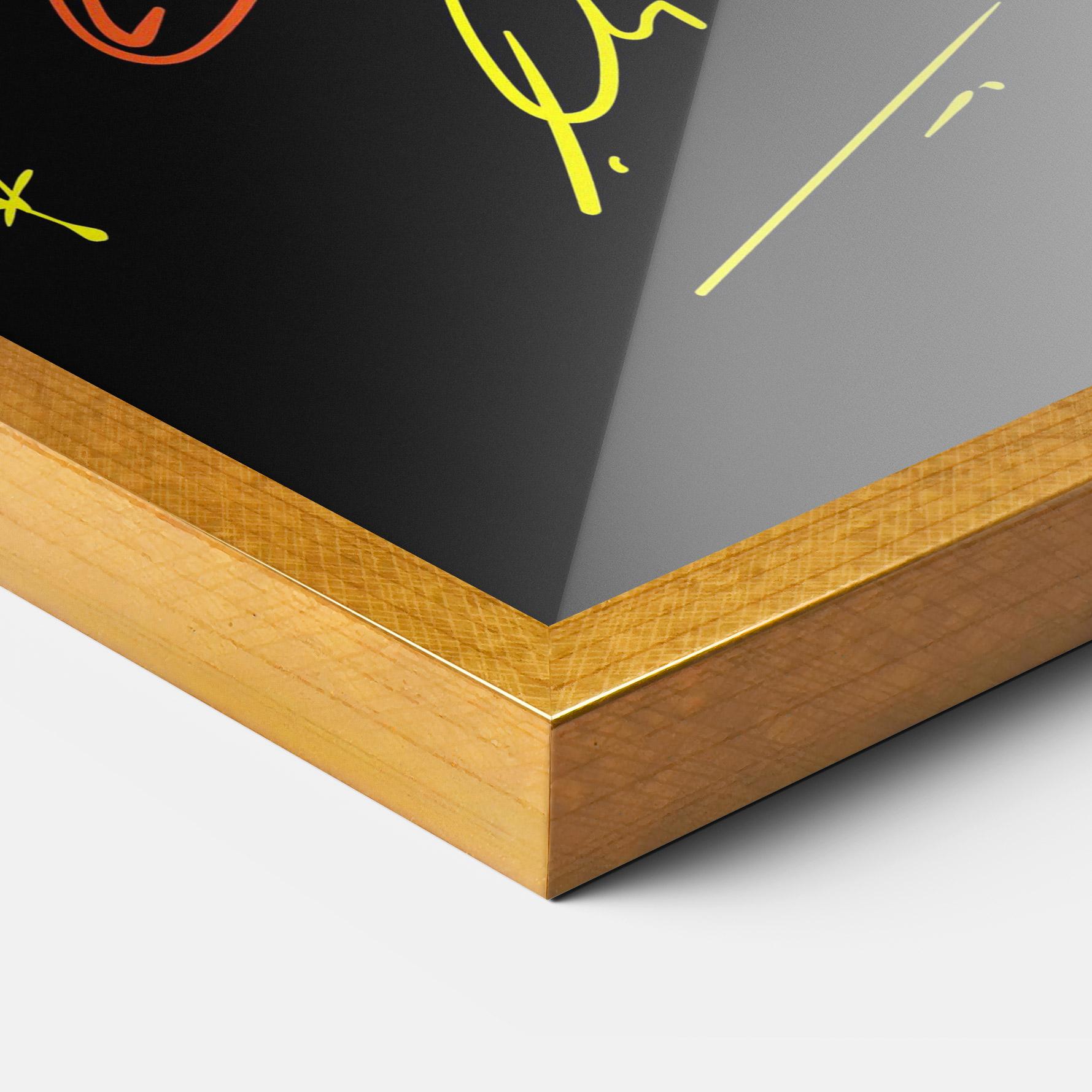 Gerahmte Poster Broken Culture mockup 3