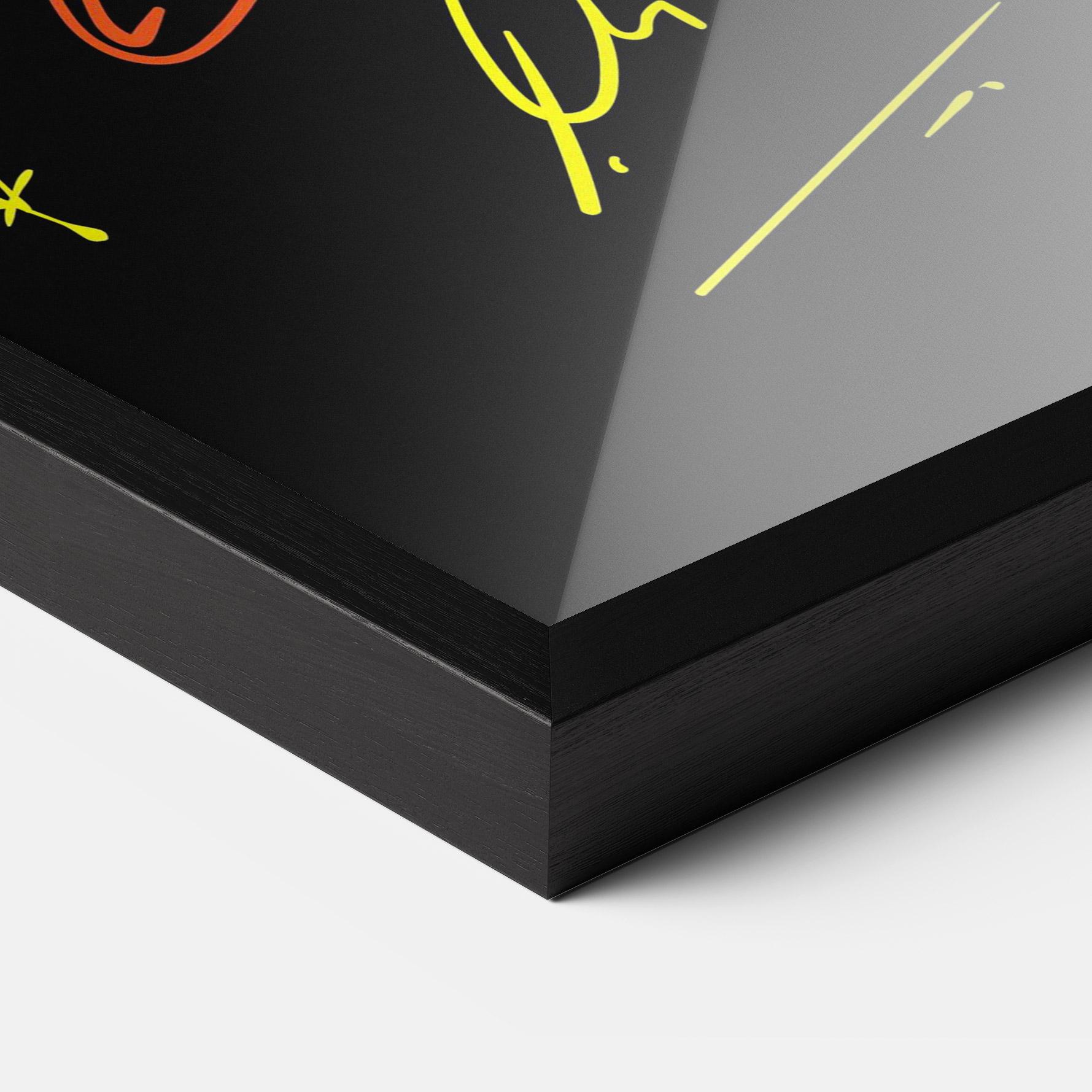 Gerahmte Poster Broken Culture mockup 3