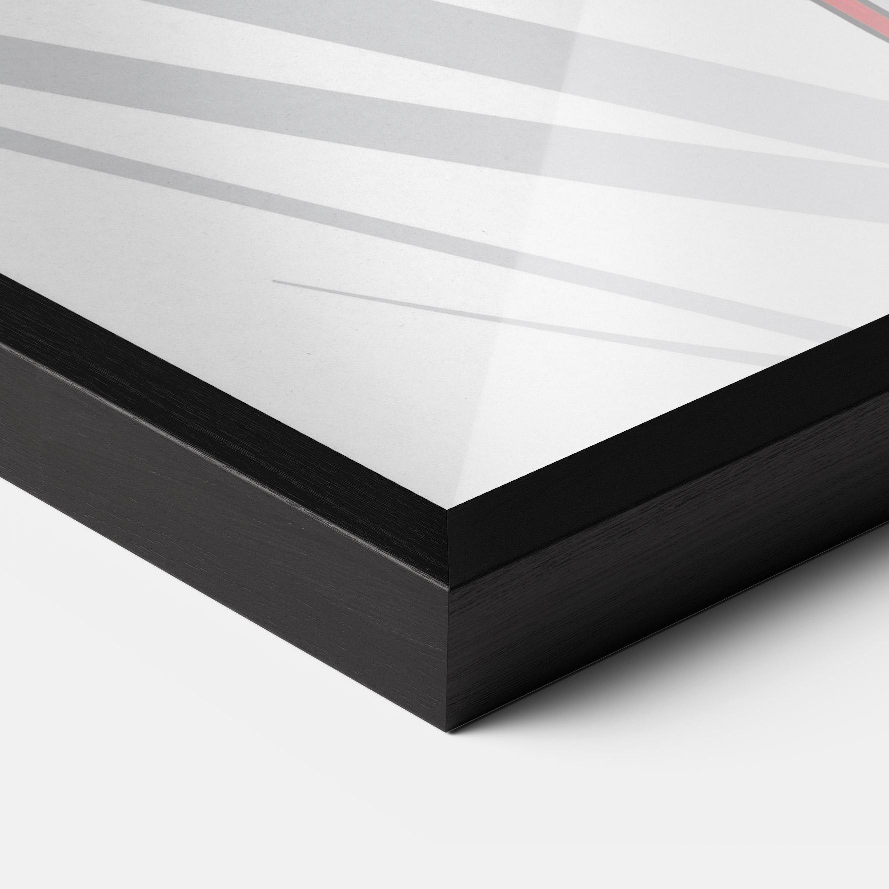 Gerahmte Poster Red Bow Heels mockup 3