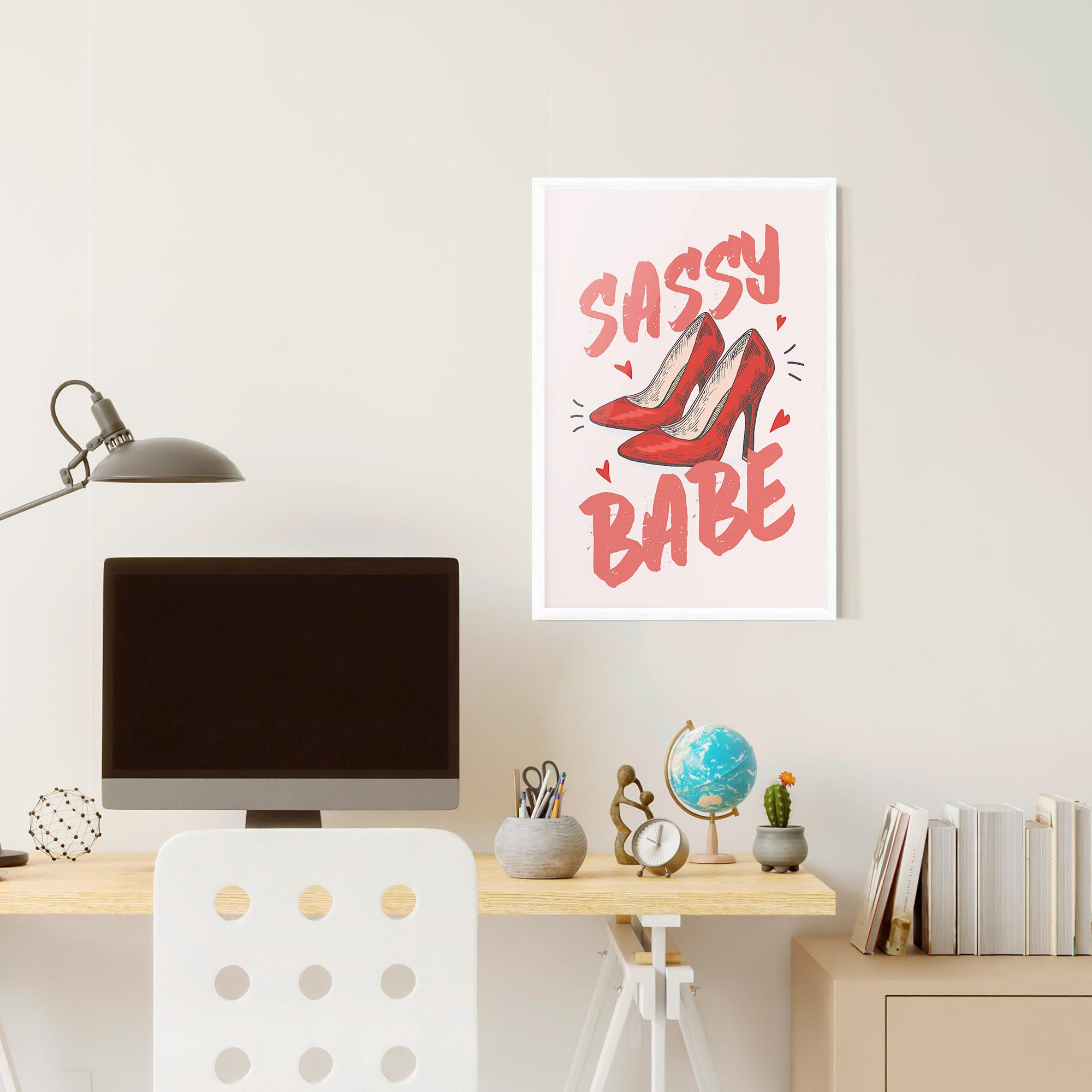 Gerahmte Poster Sassy Babe mockup 6