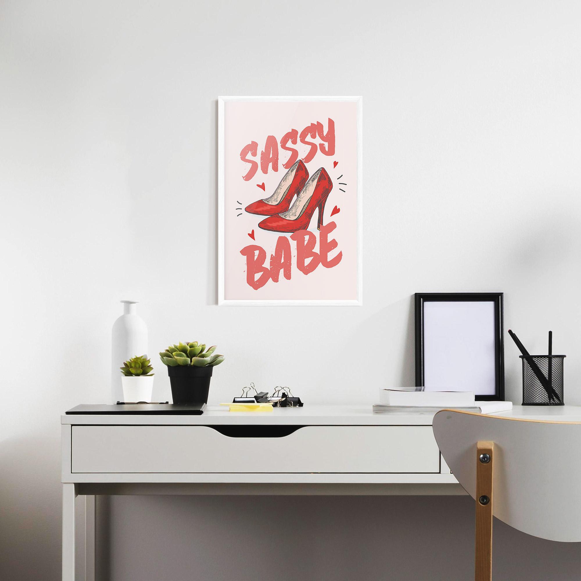 Gerahmte Poster Sassy Babe mockup 7