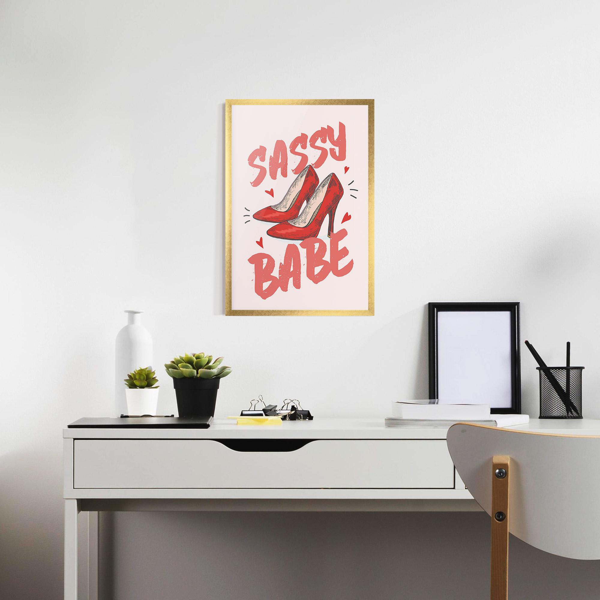 Gerahmte Poster Sassy Babe mockup 7