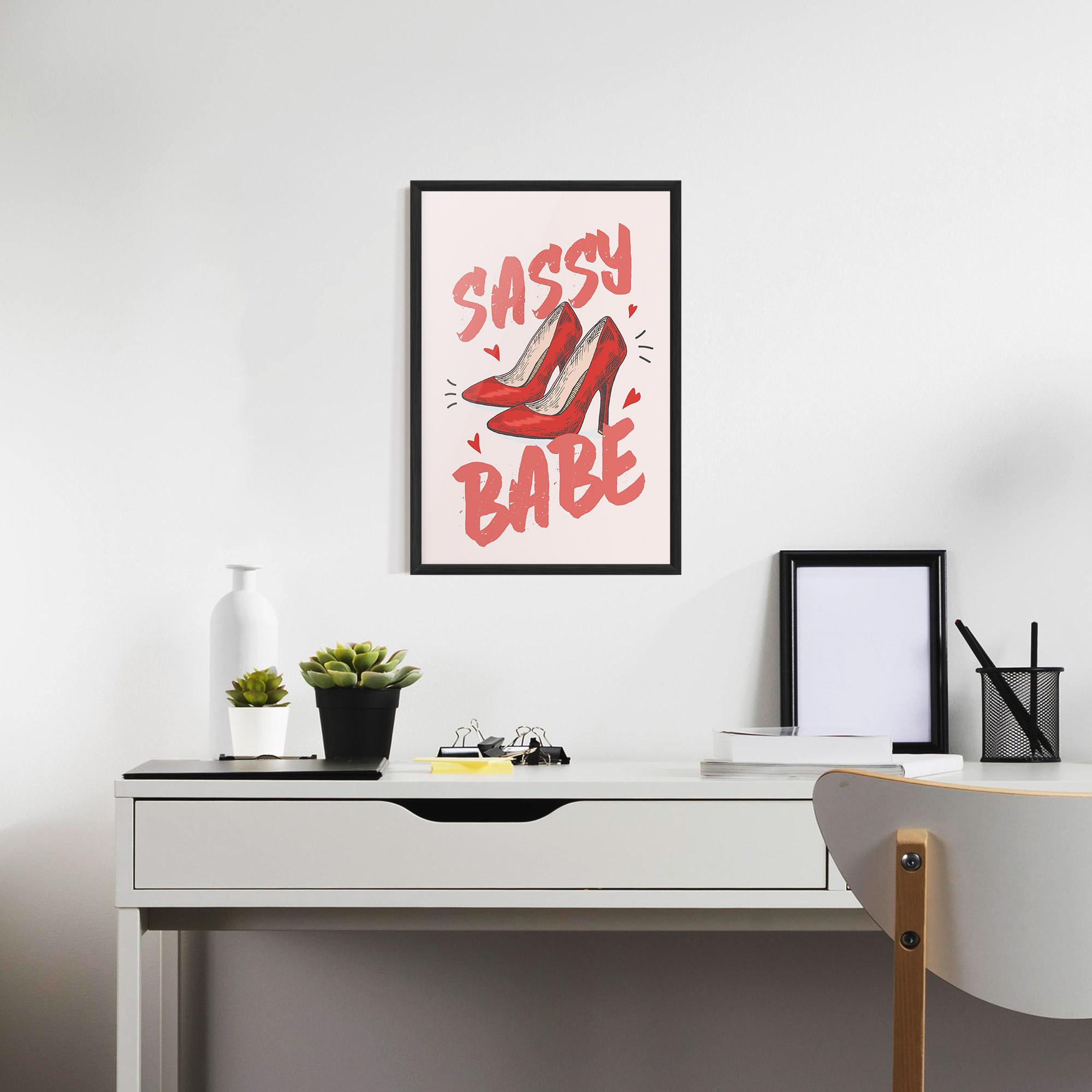 Gerahmte Poster Sassy Babe mockup 7